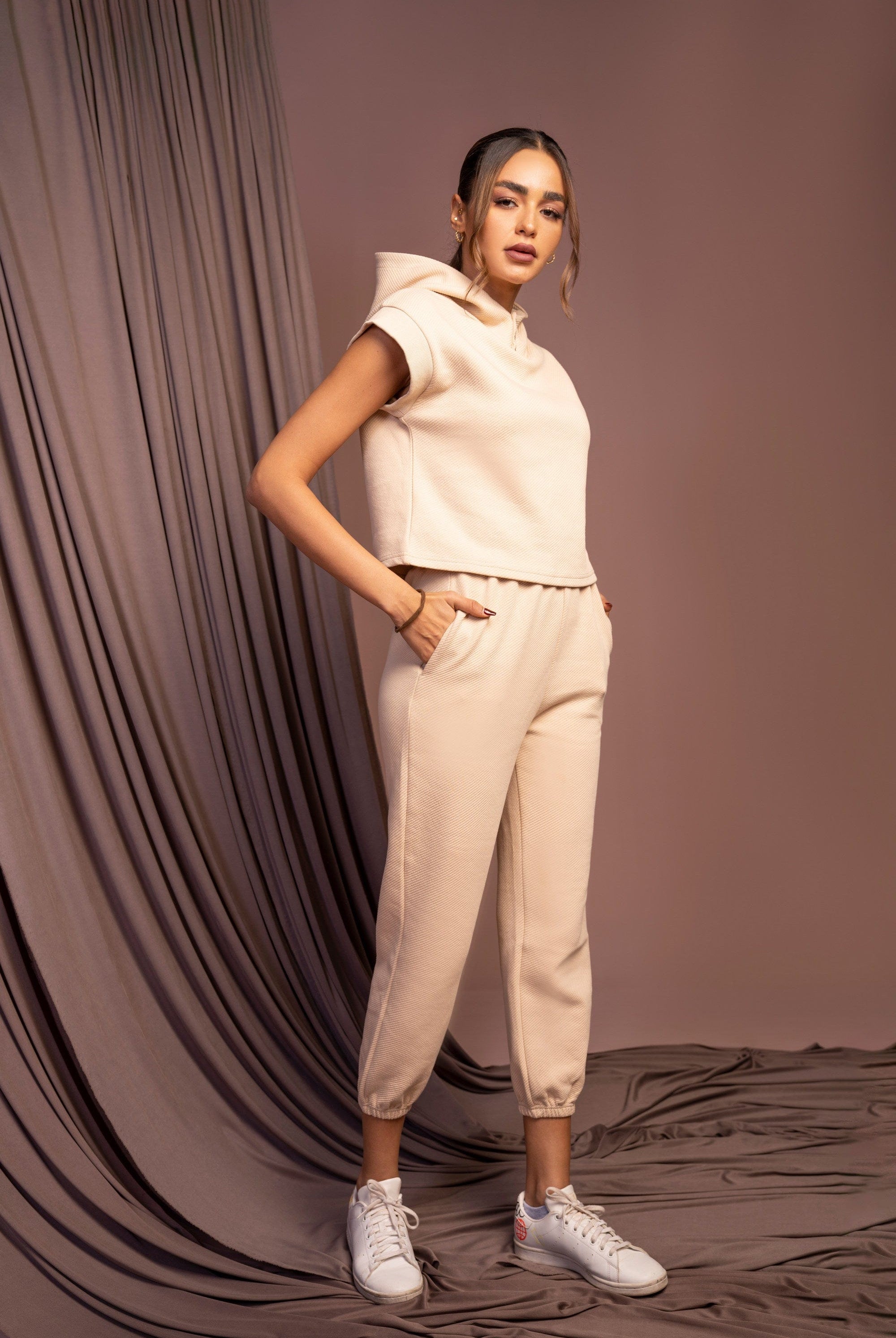 نتشي بنطلون ميلتون طويل خصر مرتفع نسائي