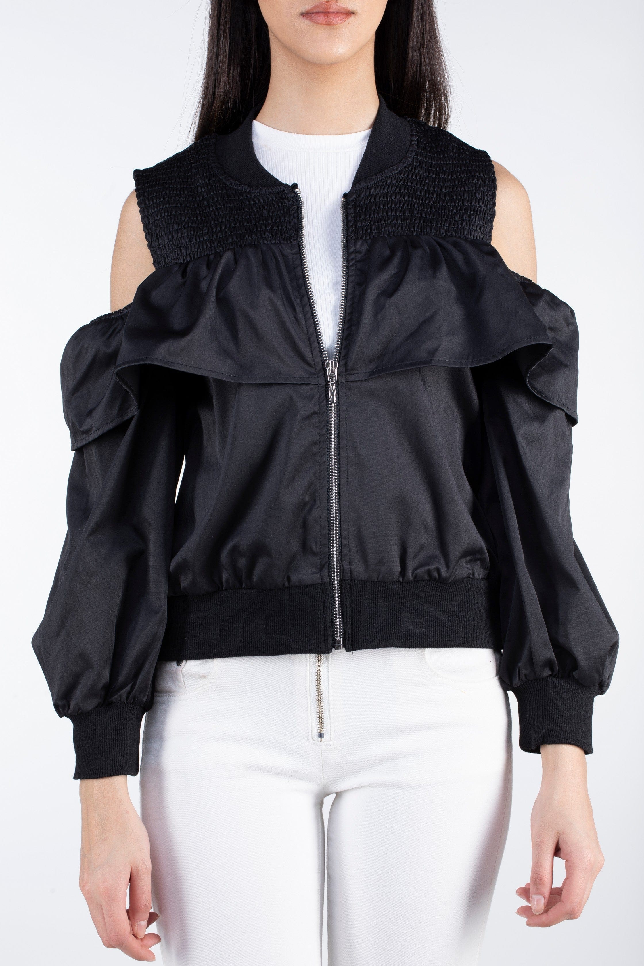 كيتشن جاكيت أوف شولدر سادة بسحاب نسائي