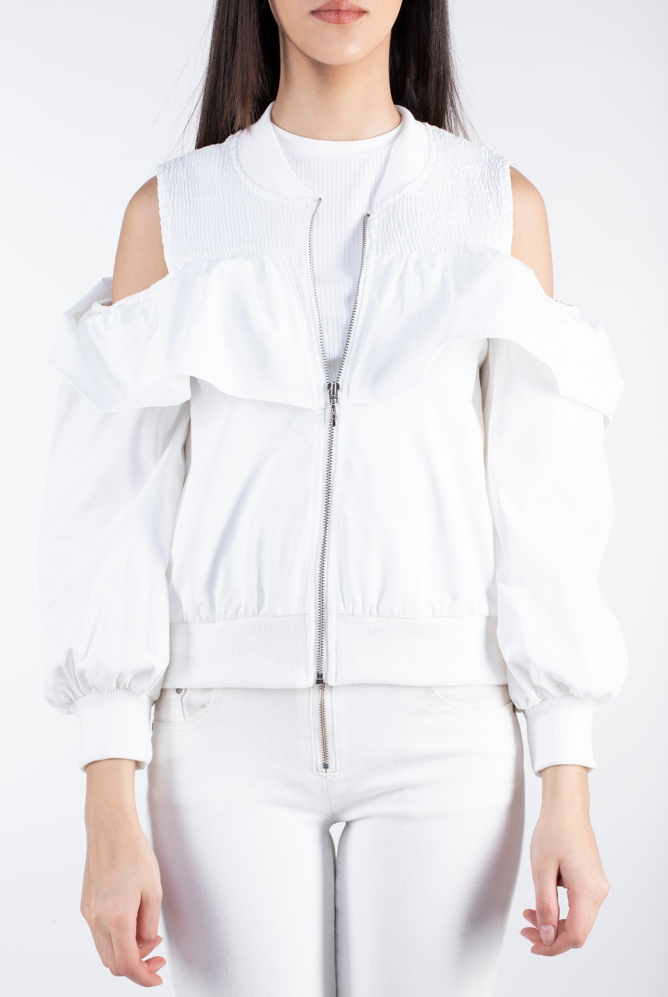 كيتشن جاكيت أوف شولدر سادة بسحاب نسائي