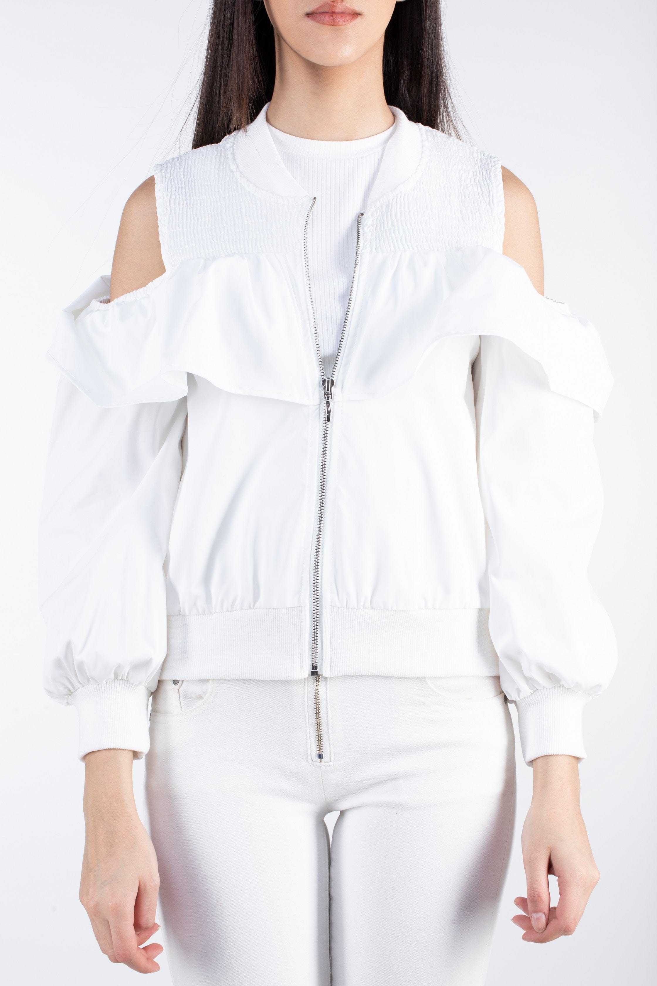 كيتشن جاكيت أوف شولدر سادة بسحاب نسائي