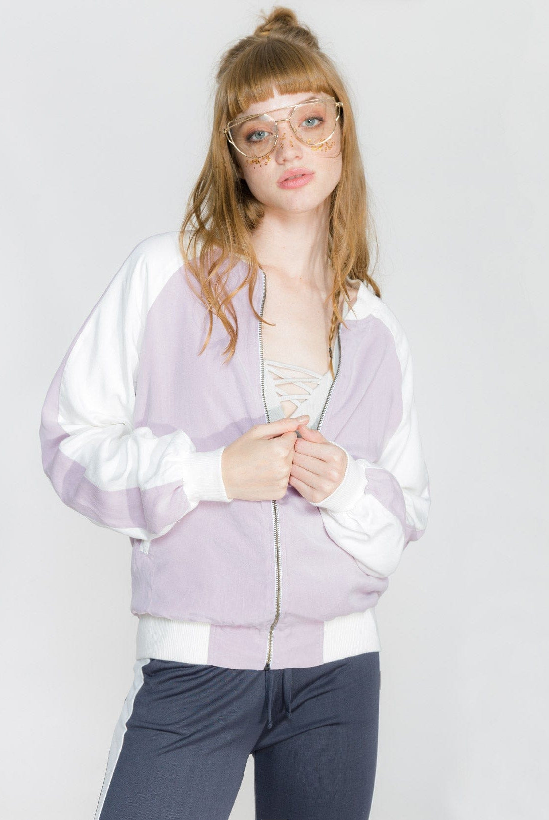 شانا جاكيت نسائي خفيف متعدد الالوان أرجواني