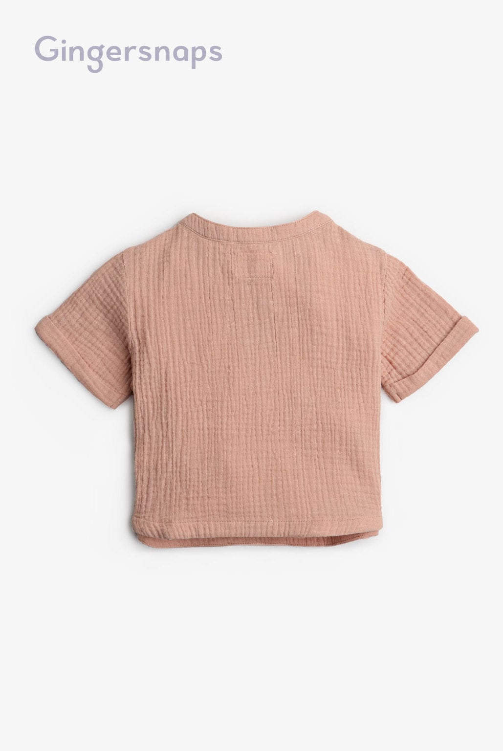 جينجرسنابس قميص منقط كم طويل رضع أولادي أحمر بنفسجي