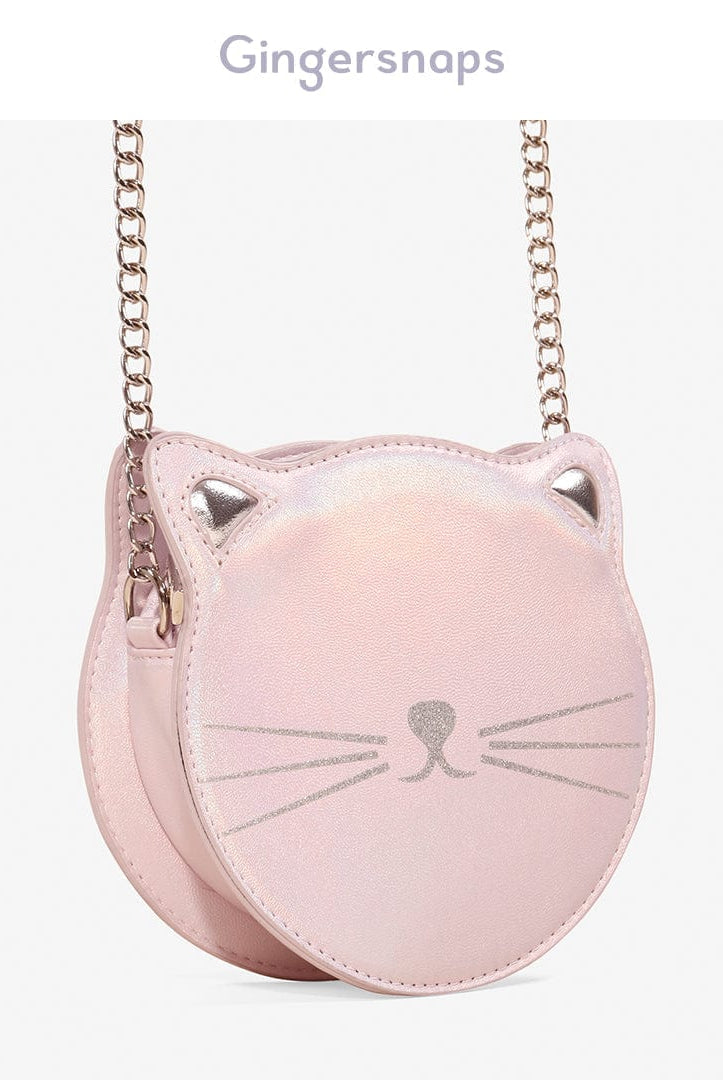 جينجرسنابس حقيبة دائرية بناتي وردي