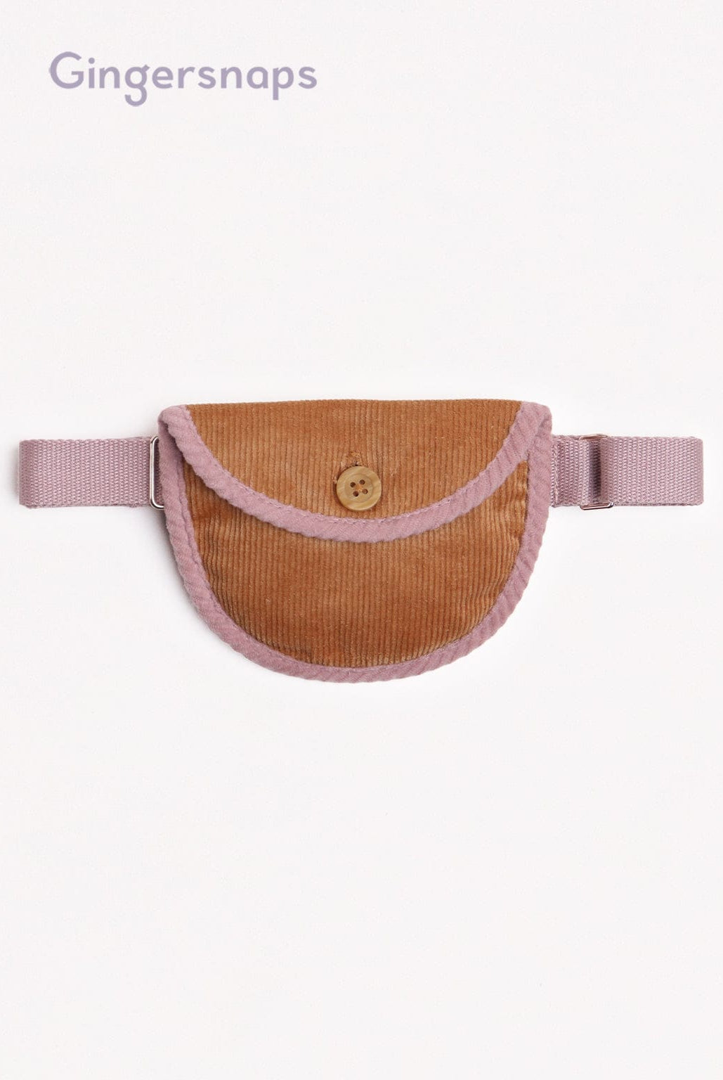 جينجرسنابس حقيبة بناتي لونين أصفر بني