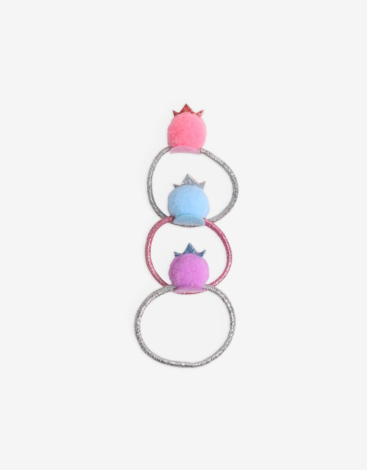 جينجرسنابس طقم توك لامعة مع بنسة بناتي متعدد الألوان