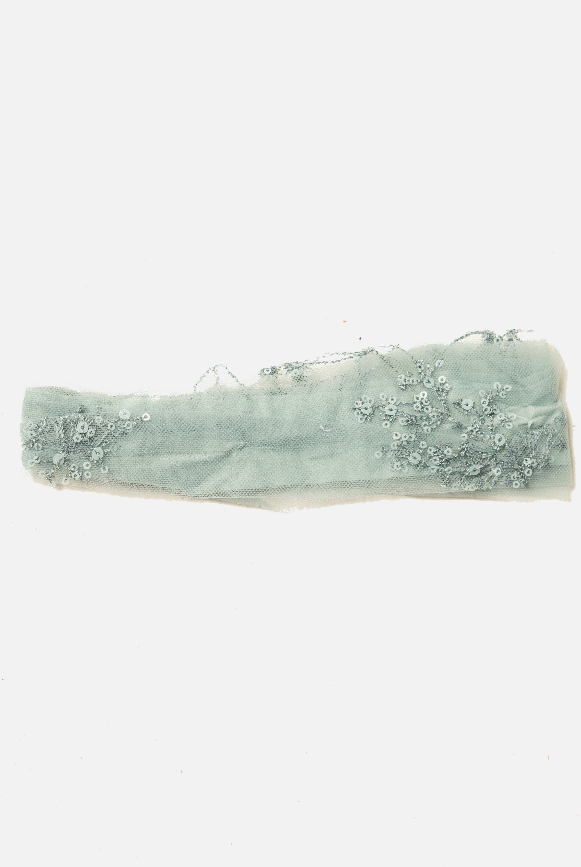 جينجرسنابس ربطة شعر تل مطرزة بناتي أزرق