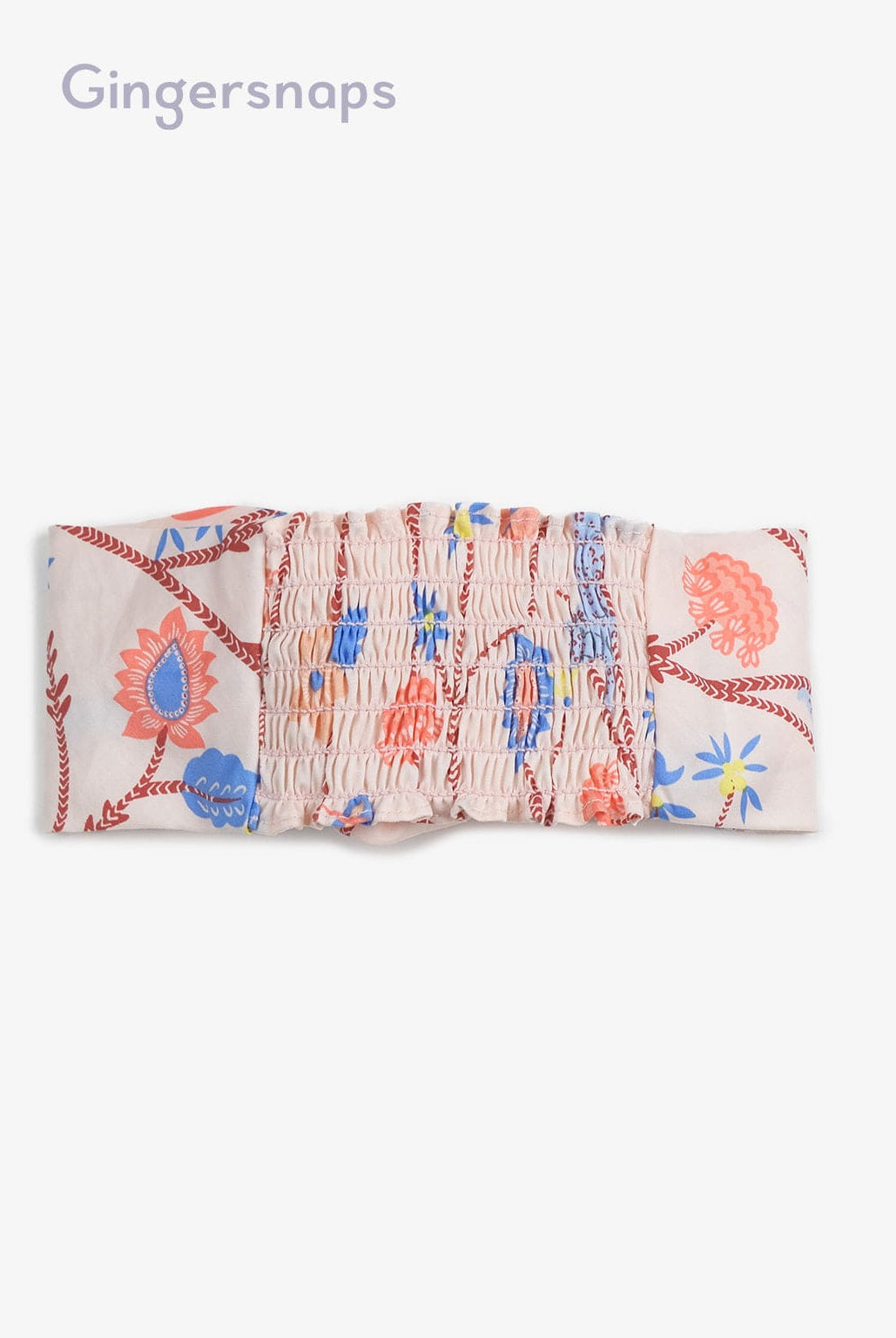 جينجرسنابس ربطة شعر منقوشة على شكل وردة بناتي متعدد الألوان