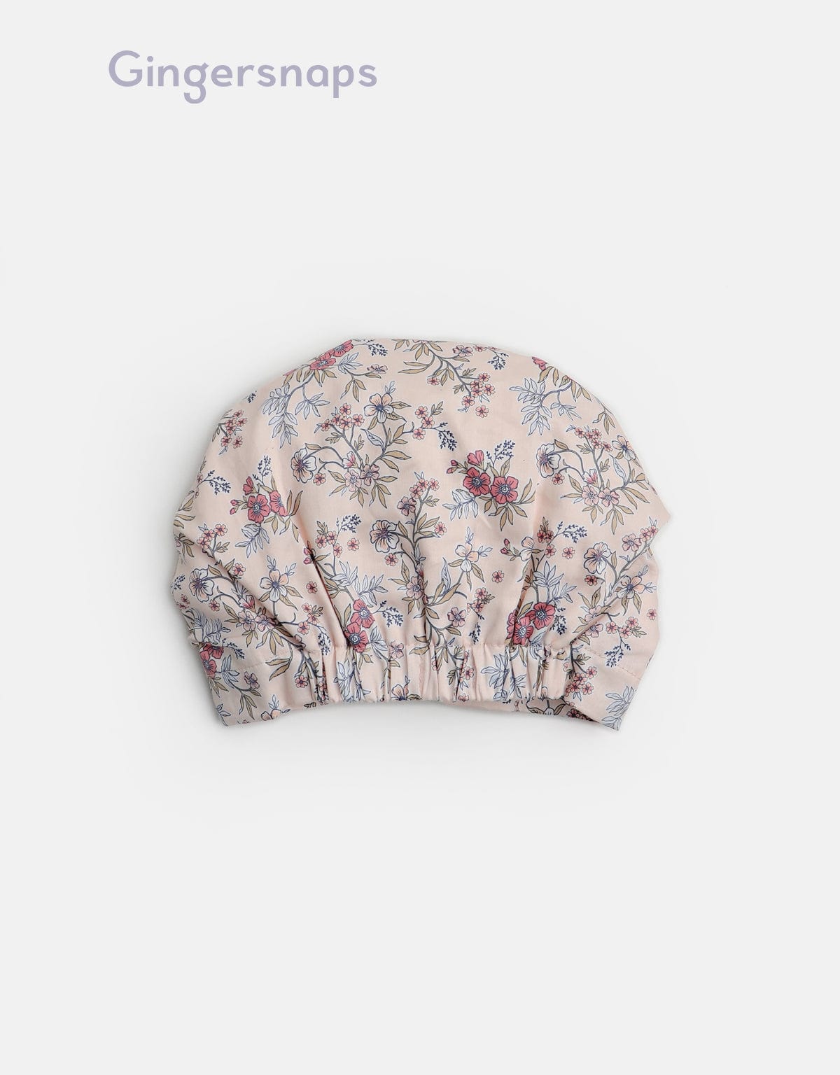 جينجرسنابس بونيه مشجر بفيونكة بناتي أطفال وردي