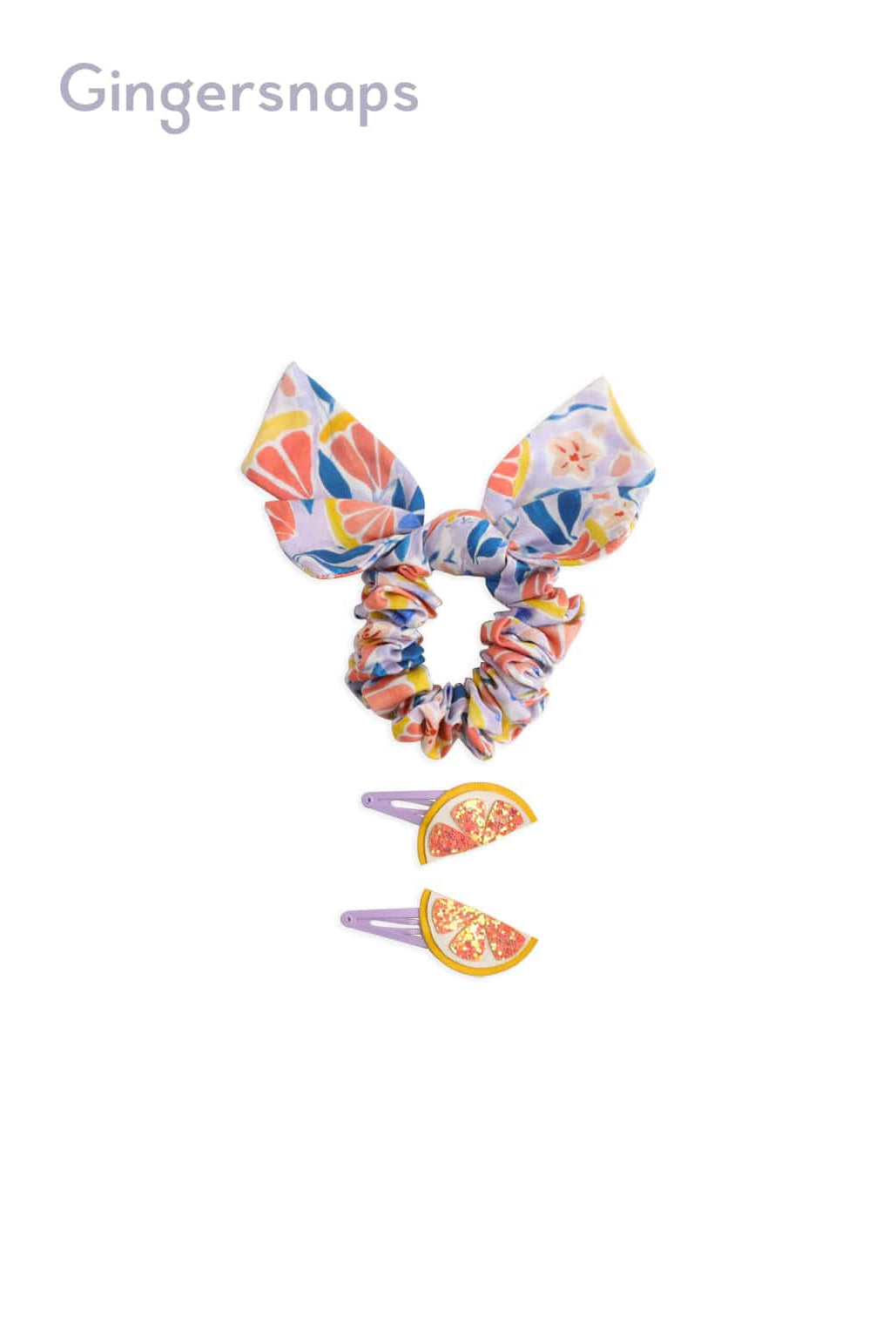 جينجرسنابس اكسسوارات شعر بناتي 3 قطع متعدد الألوان