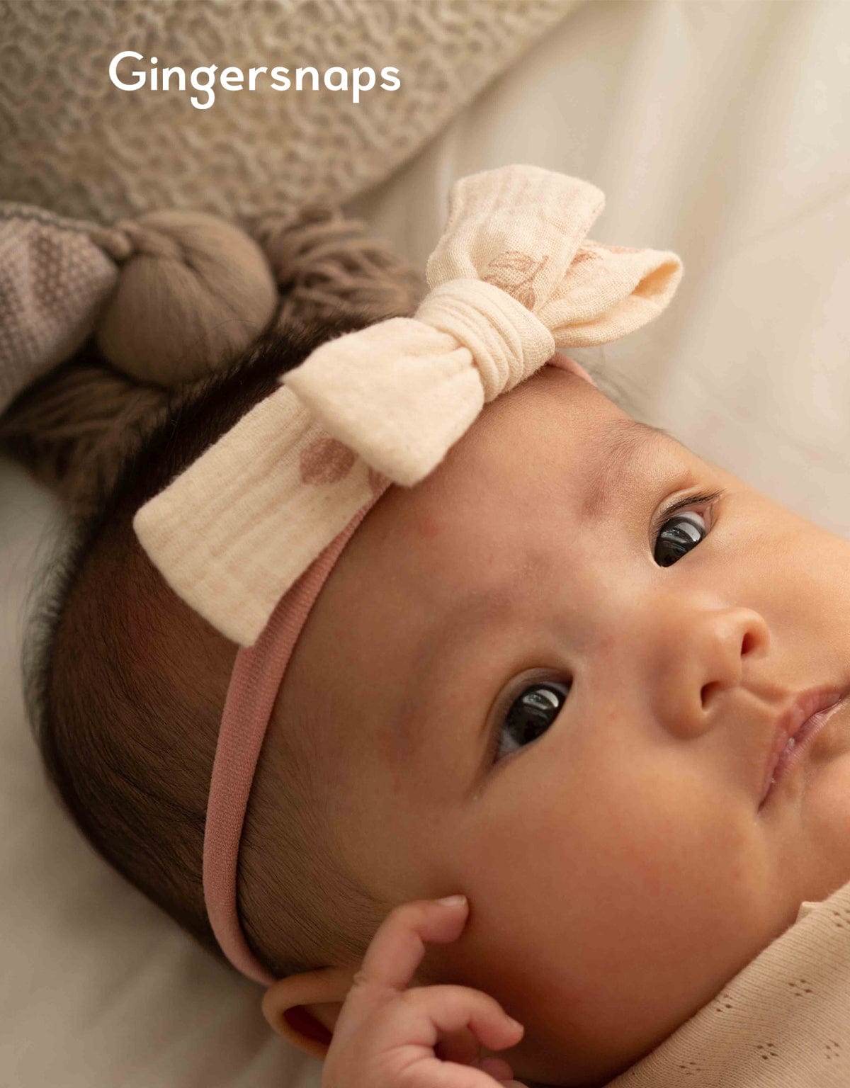 جينجرسنابس بندانة رفيعة فيونكة بناتي متعدد الألوان