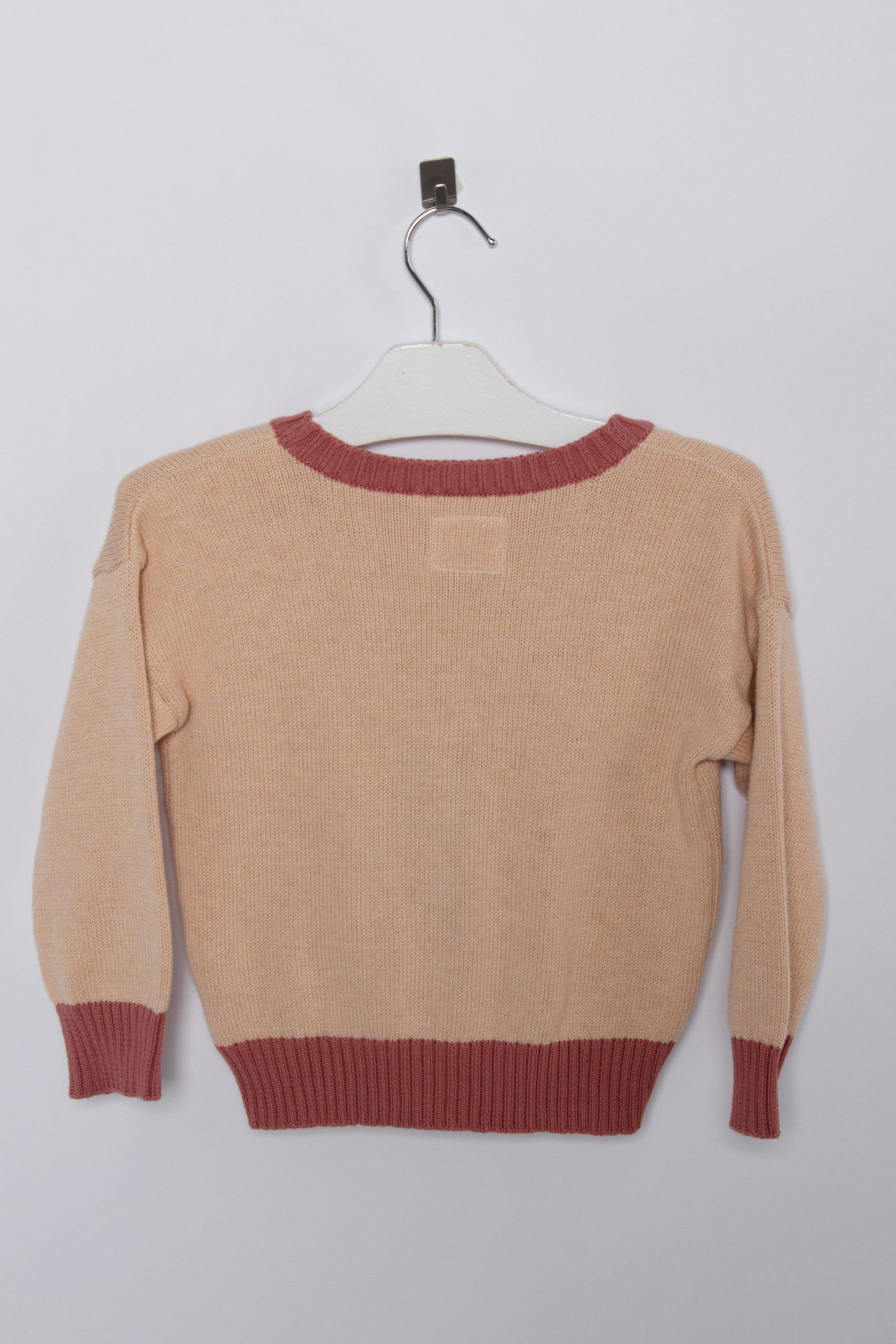 جينجرسنابس كارديجان ولادي بأزرار أمامية وبادج كم طويل أصفر بني