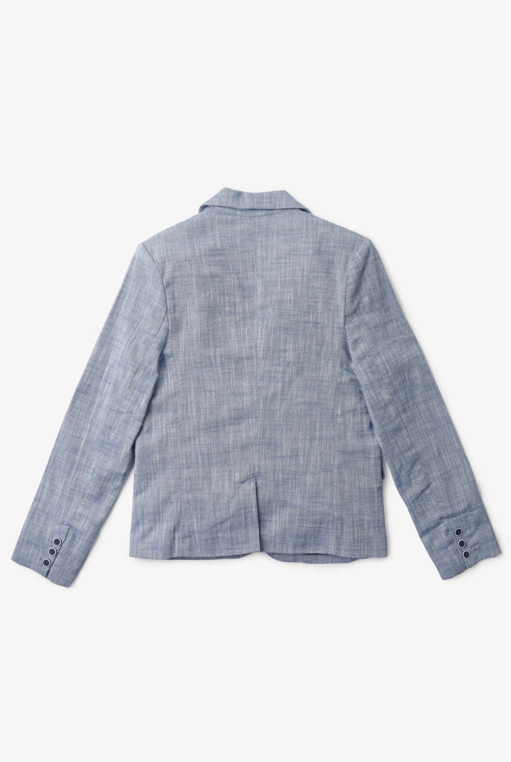 جينجرسنابس جاكيت أولادي بأزرار أمامية كم طويل أزرق