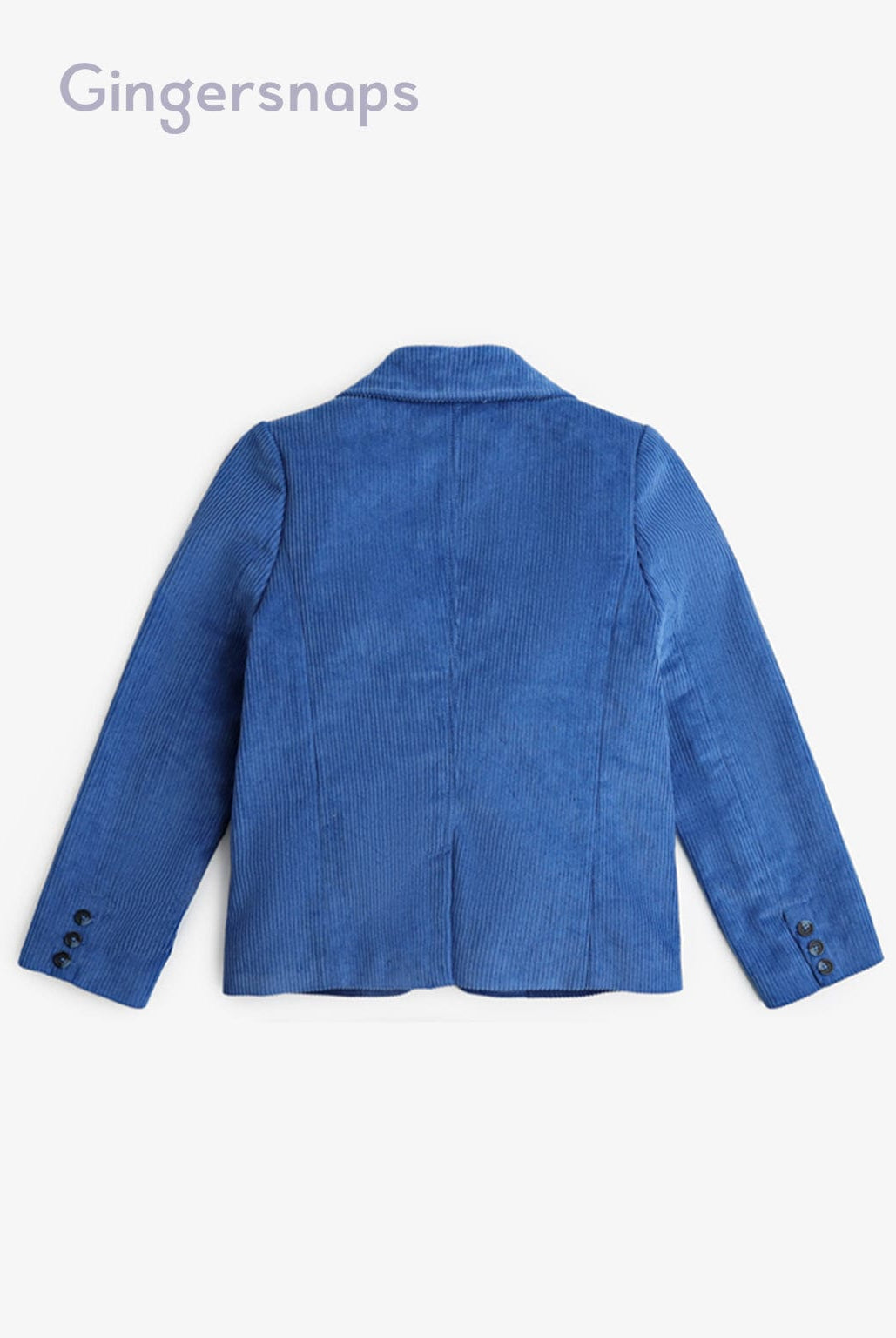 جينجرسنابس سترة بجيوب أمامية وأزرار كم طويل أطفال ولادي أزرق