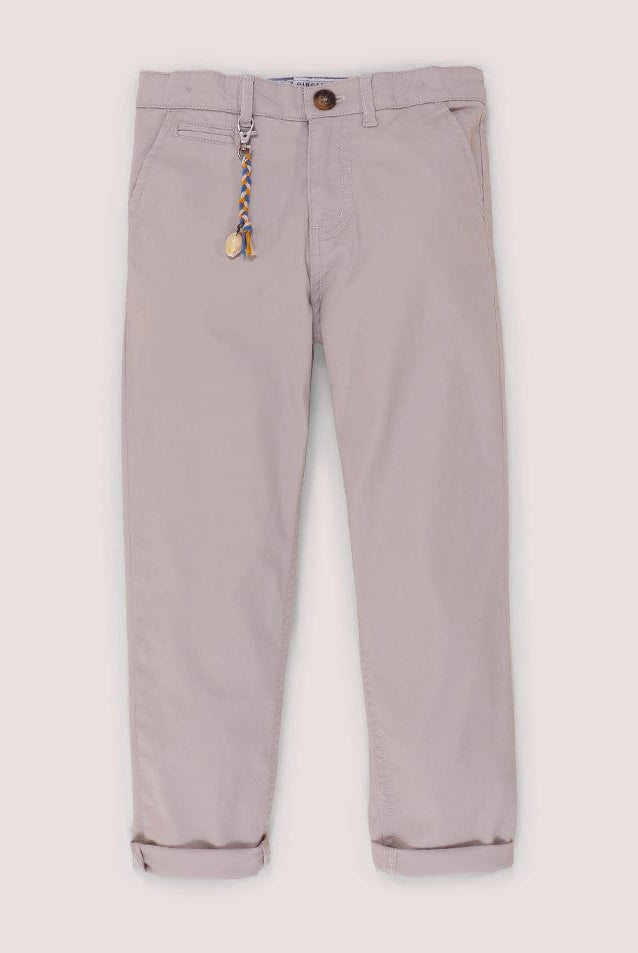 جينجرسنابس بنطلون سادة بنية قدم من الأسفل رمادي