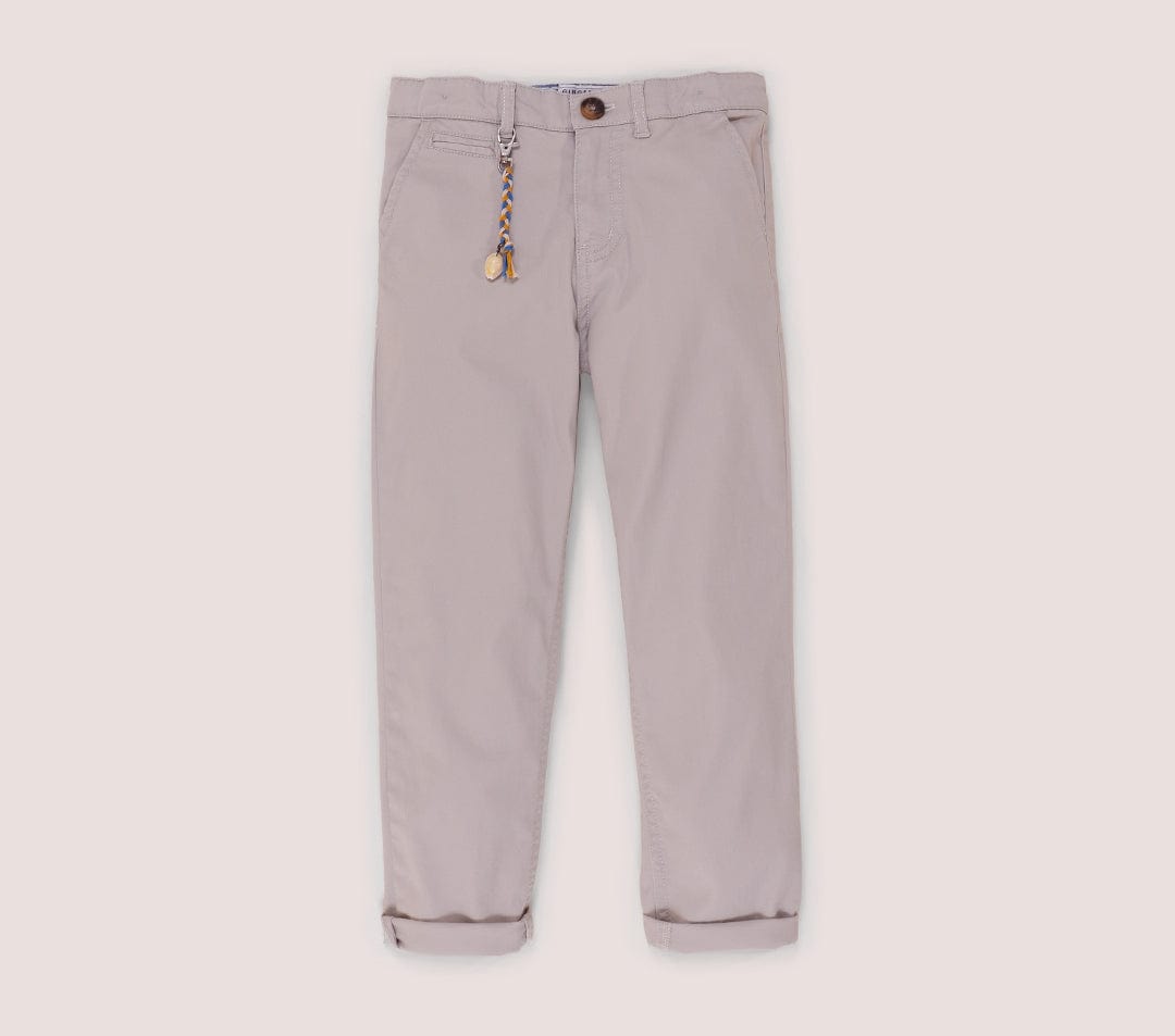 جينجرسنابس بنطلون سادة بنية قدم من الأسفل رمادي