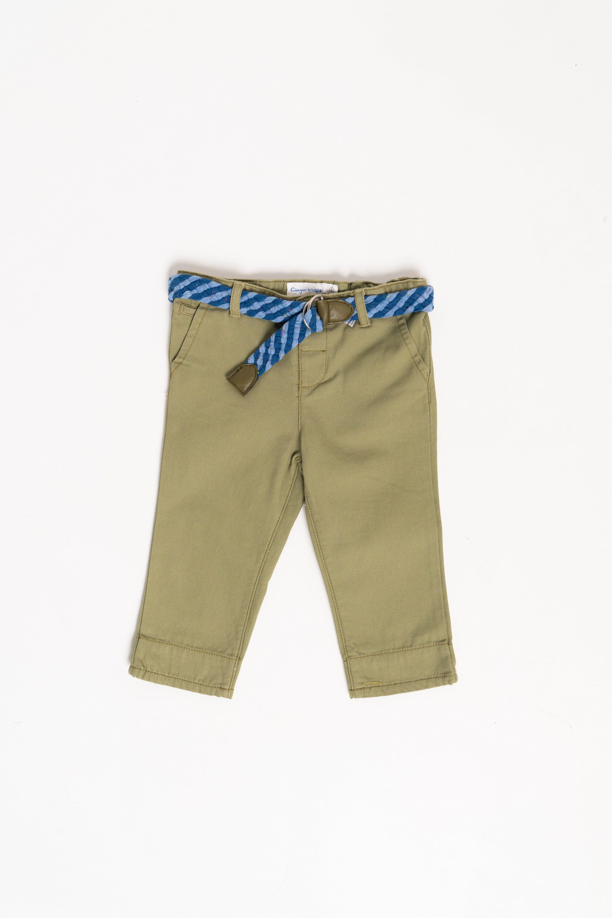 جينجرسنابس بنطال أولادي تشينو سادة أخضر