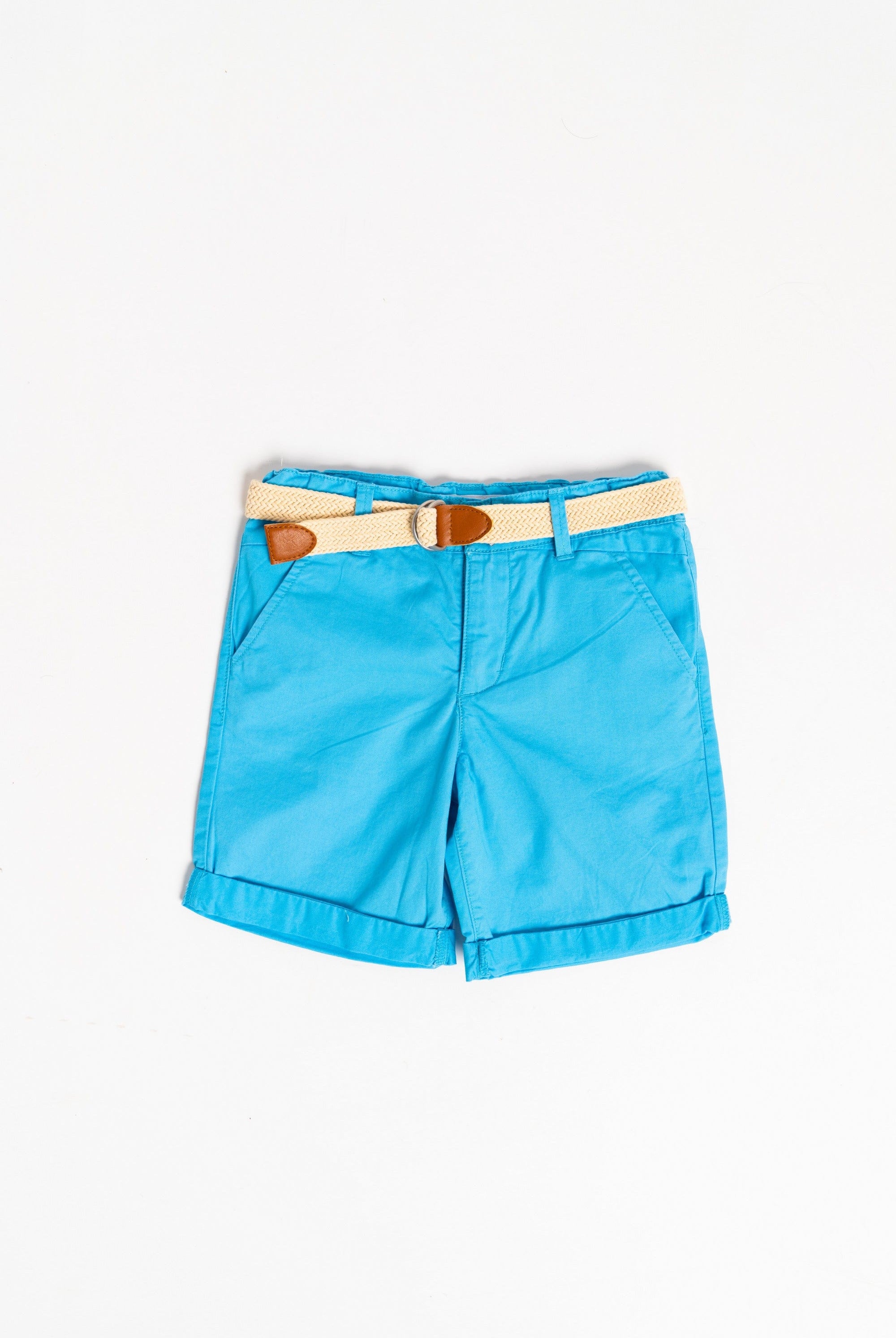 جينجرسنابس شورت ولادي سادة بجيوب أزرق