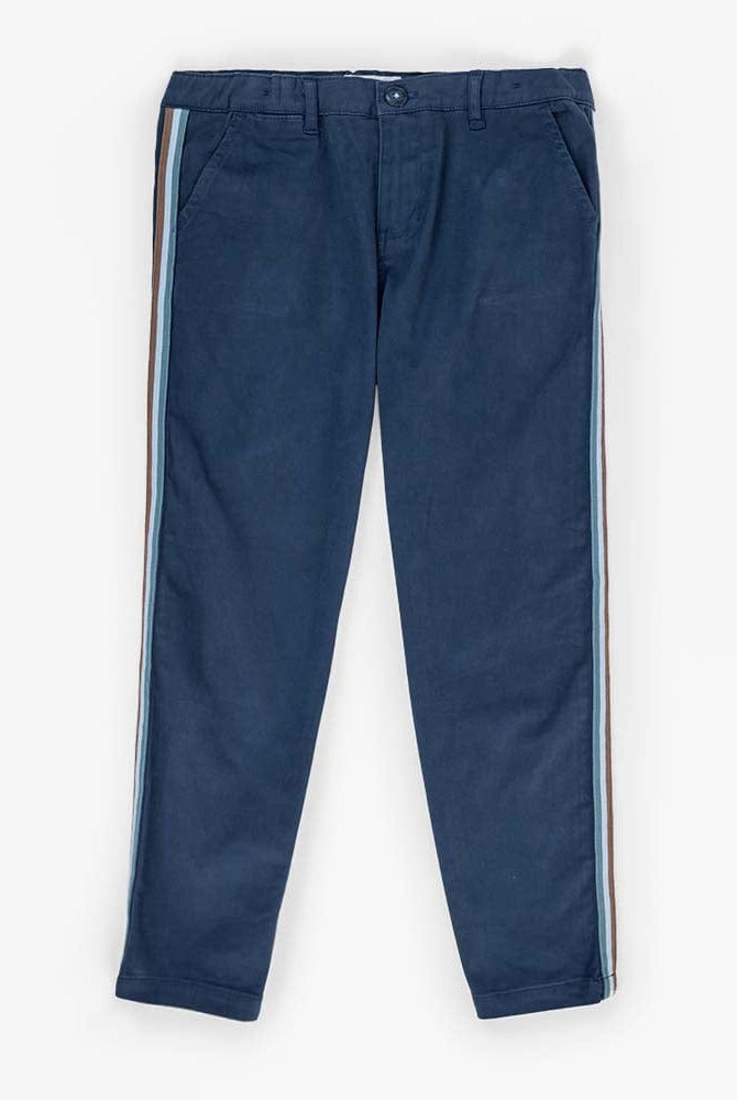 جينجرسنابس بنطلون أولادي بخطين من الجانبين دينم أزرق غامق