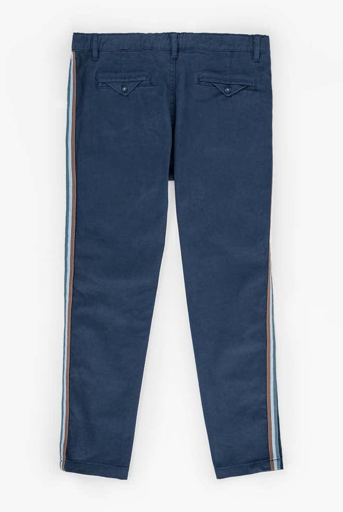 جينجرسنابس بنطلون أولادي بخطين من الجانبين دينم أزرق غامق