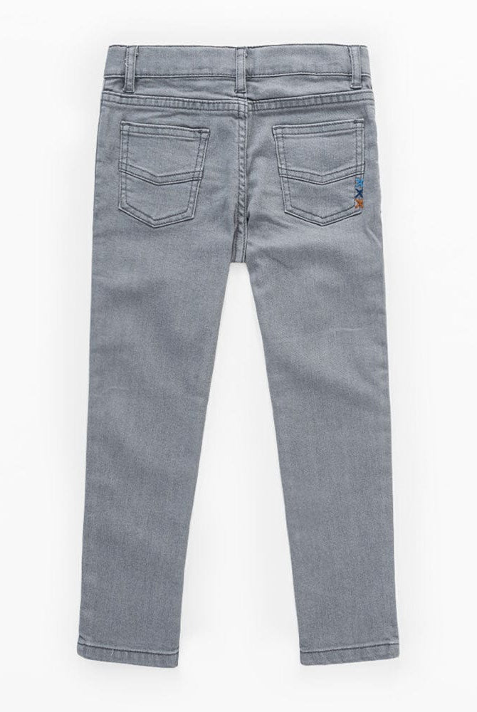 جينجرسنابس بنطلون جينز بجيوب جانبية أولادي رمادي فاتح