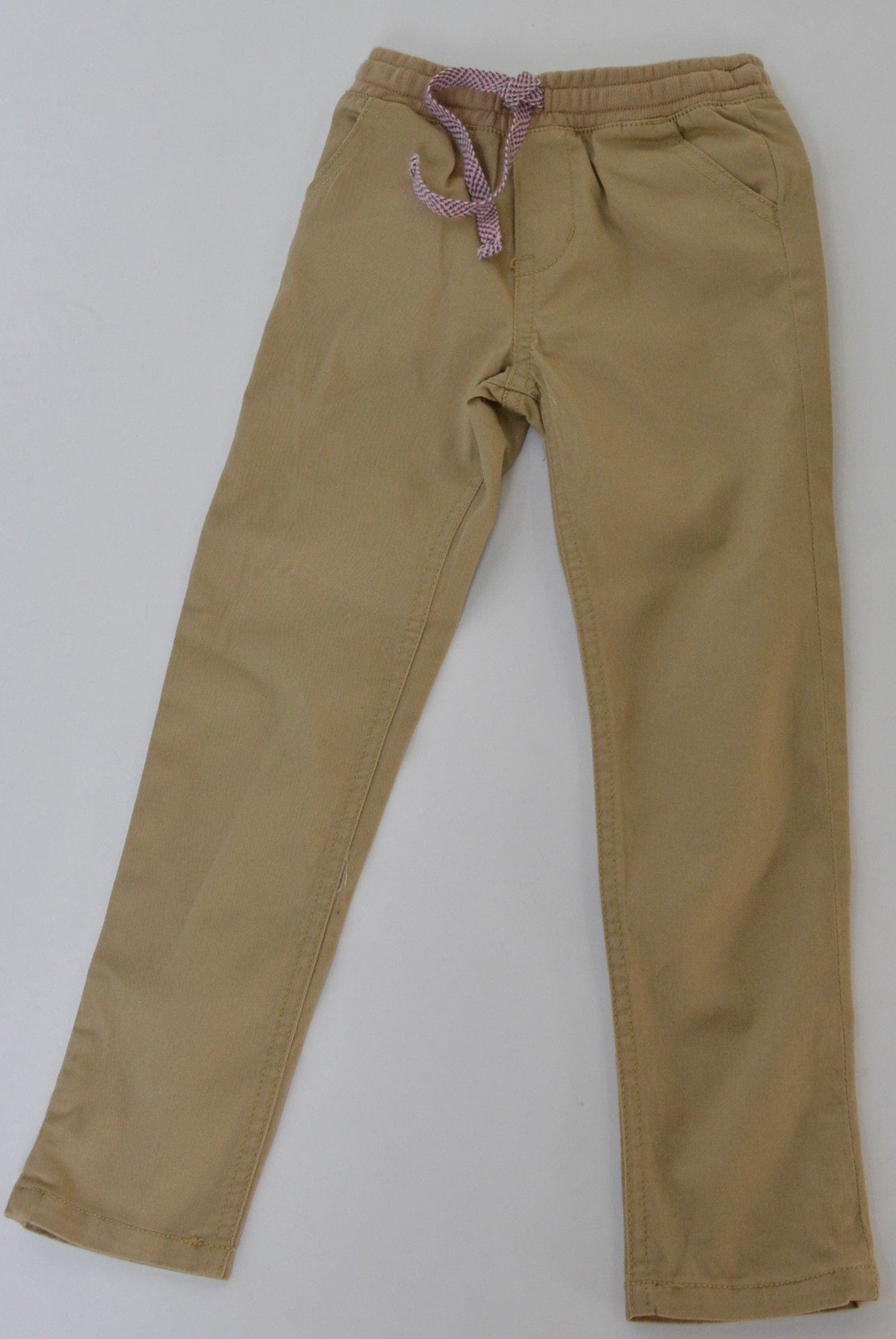 جينجرسنابس بنطلون اطفال ولادي بخصر مطاطي كريمي