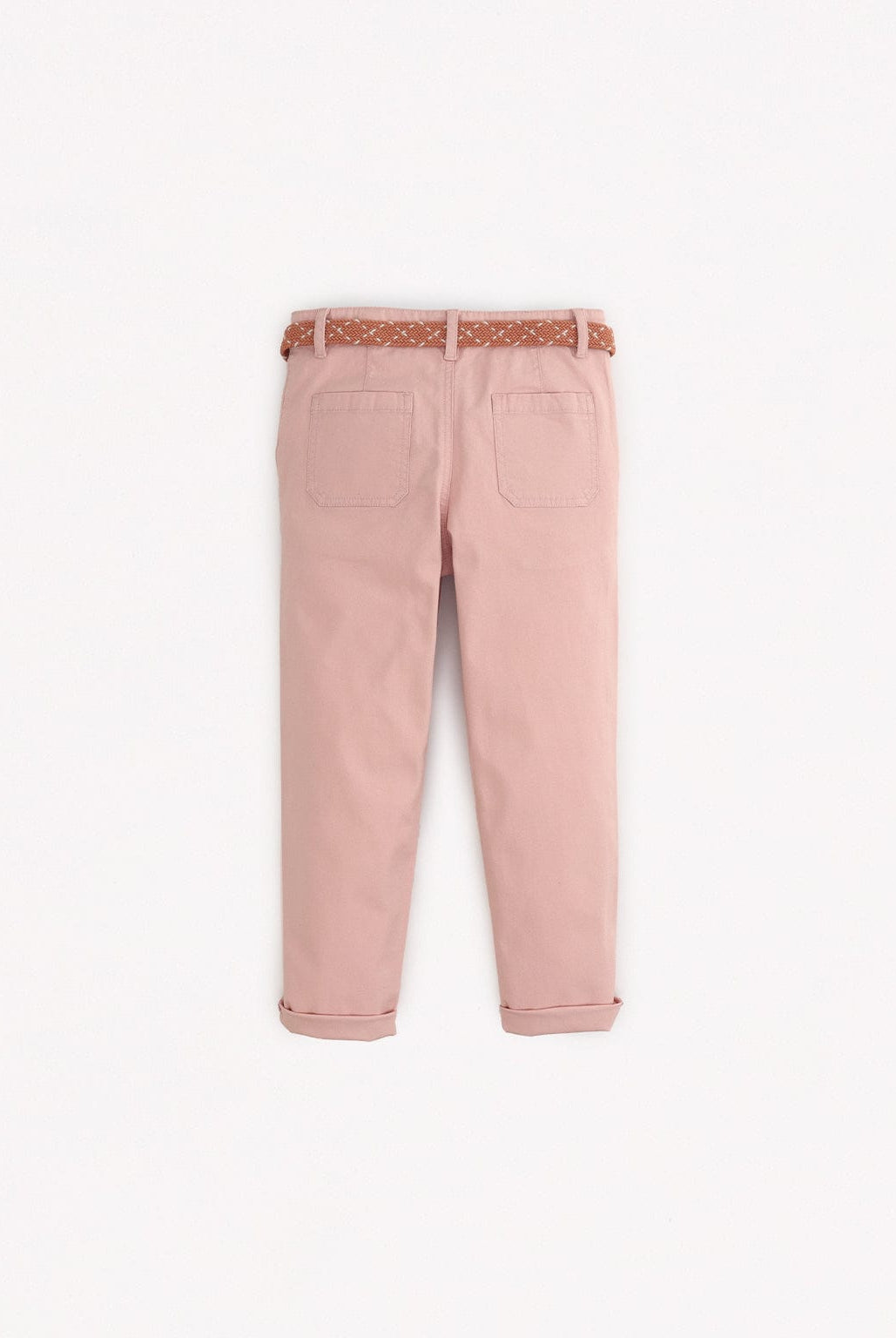 جينجرسنابس بنطلون ولادي سادة بجيوب جانبية وردي