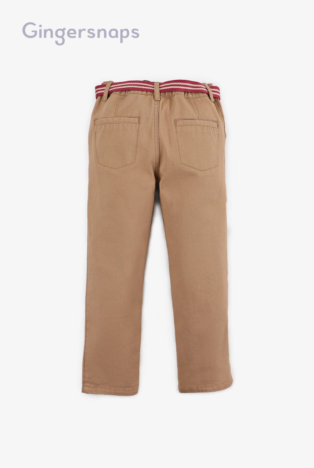 جينجرسنابس بنطلون اطفال ولادي سادة بني