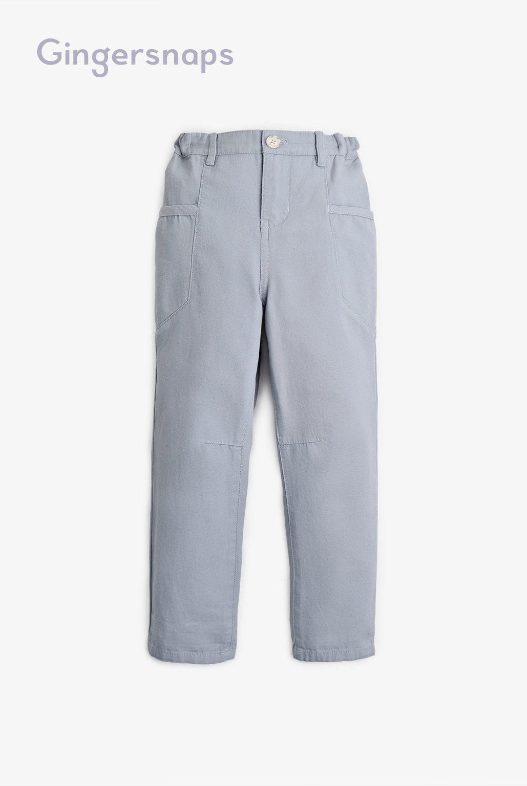 جينجرسنابس بنطلون ولادي سادة بجيوب واسعة أزرق