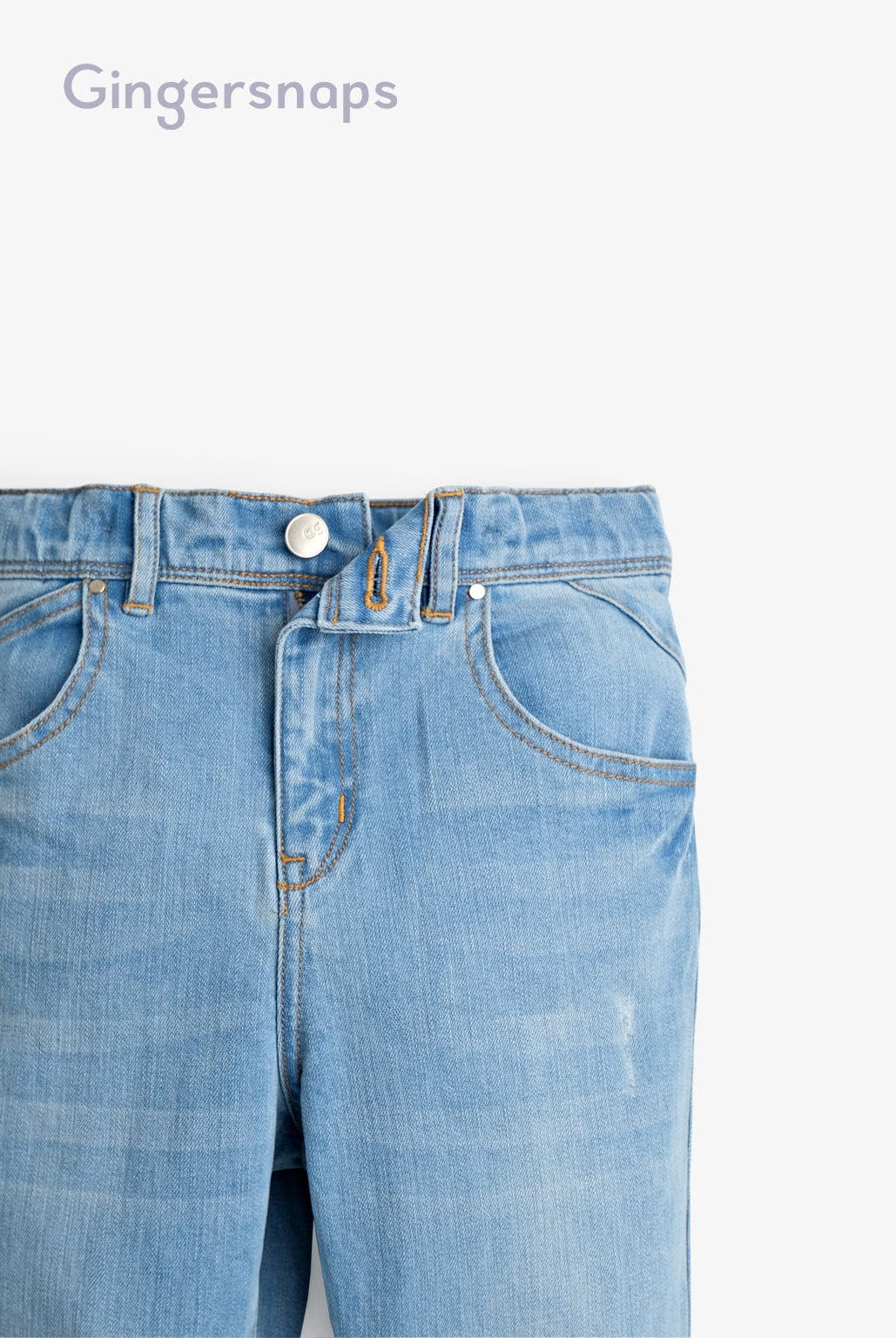 جينجرسنابس بنطلون جينز ولادي مشبح أزرق