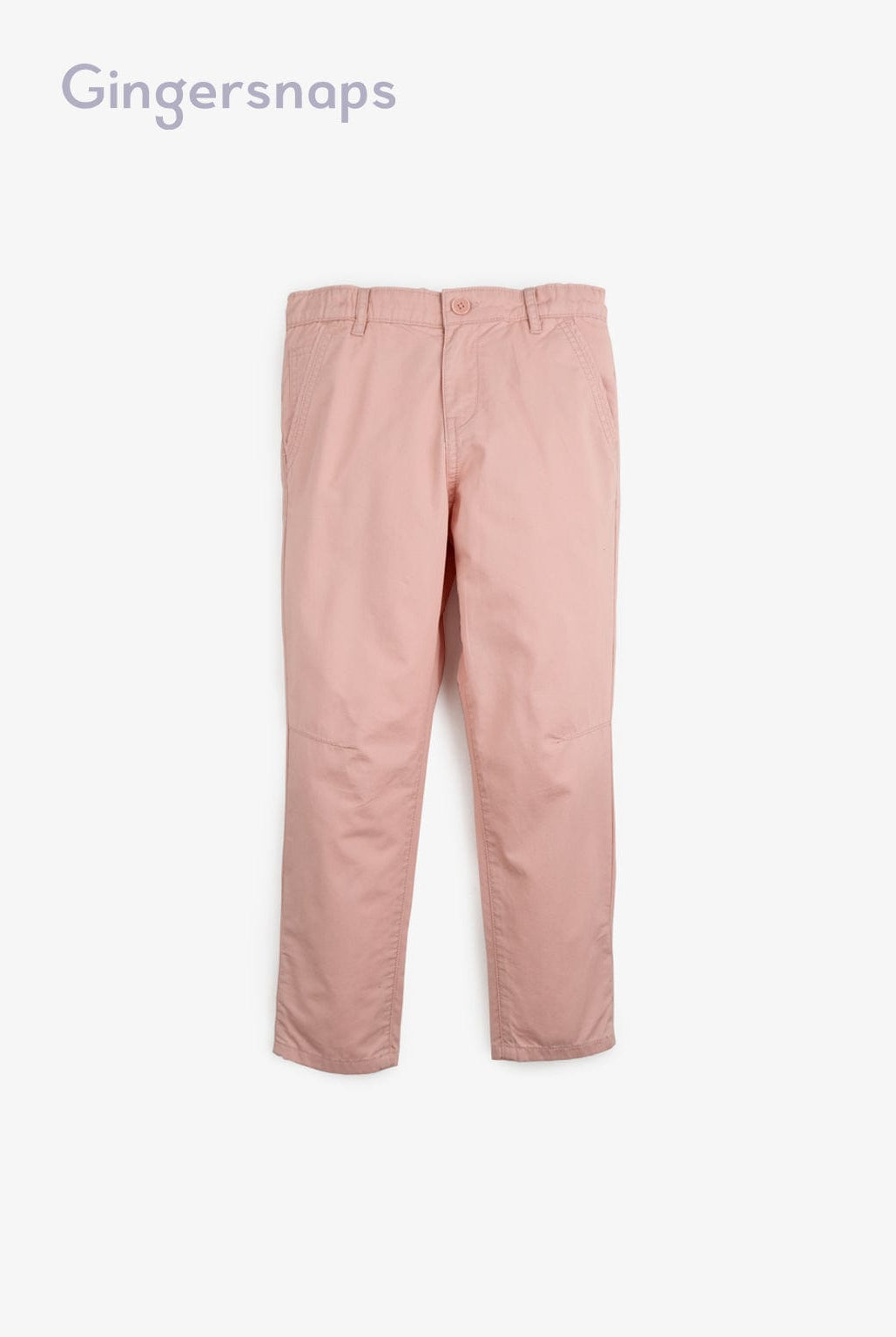 جينجرسنابس بنطلون سادة طويل أولادي وردي