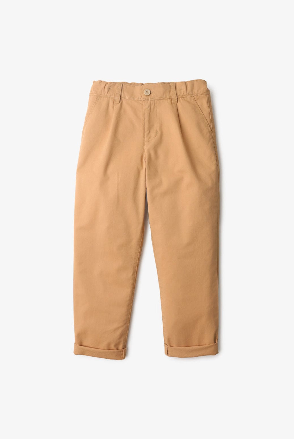 جينجرسنابس بنطلون أولادي سادة طويل بني