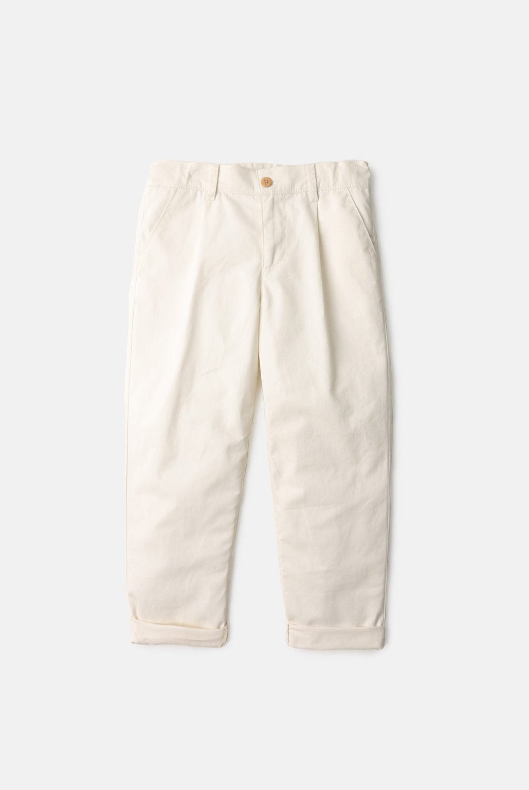 جينجرسنابس بنطلون سادة طويل أولادي أبيض