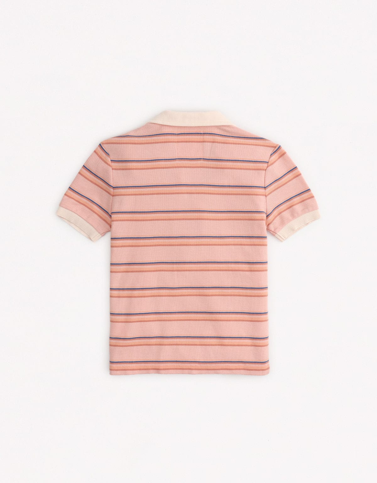 جينجرسنابس تي شيرت بولو مخطط نص كم مطاطي ولادي أحمر بنفسجي