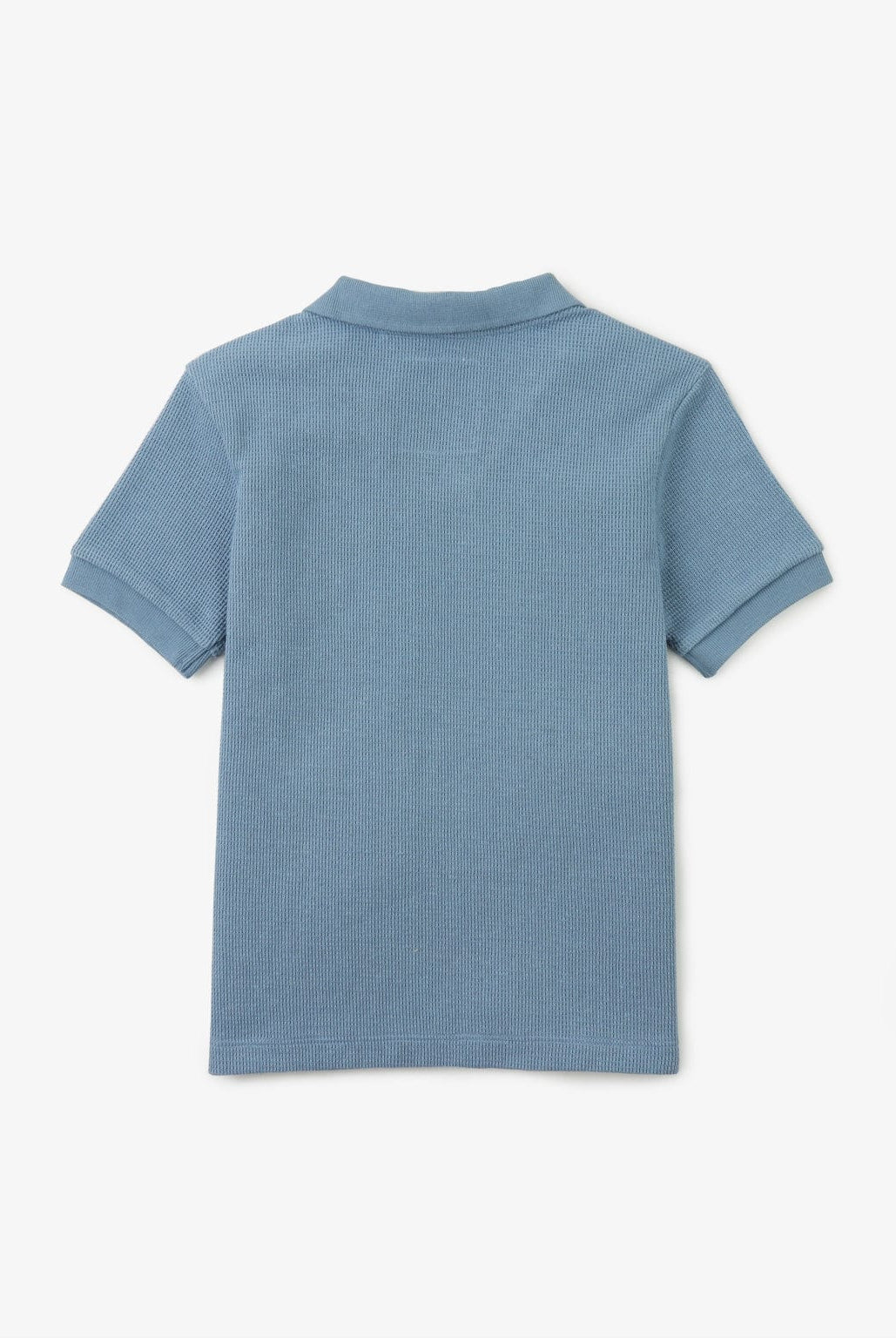 جينجرسنابس تيشيرت مضلع كم قصير سادة أولادي أزرق