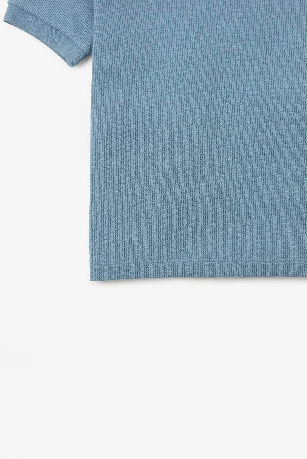 جينجرسنابس تيشيرت مضلع كم قصير سادة أولادي أزرق