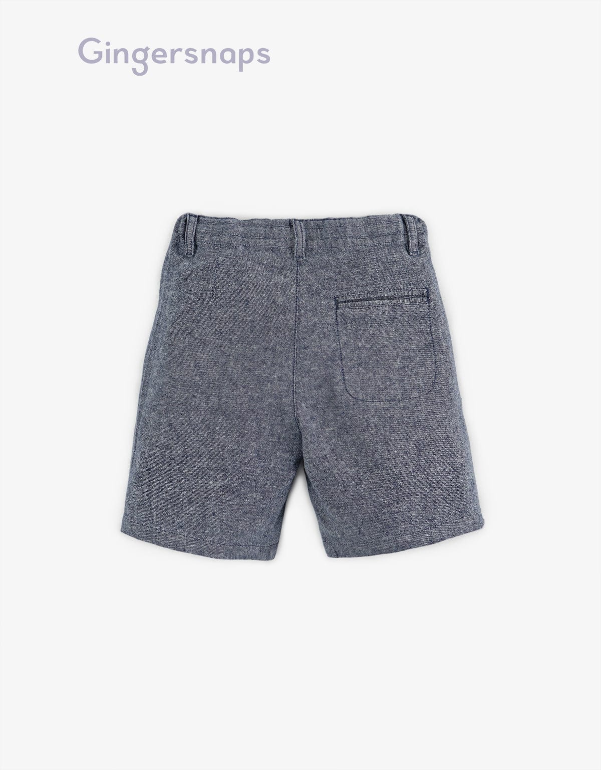 جينجرسنابس شورت ولادي منقوش بربطة مخططة أزرق