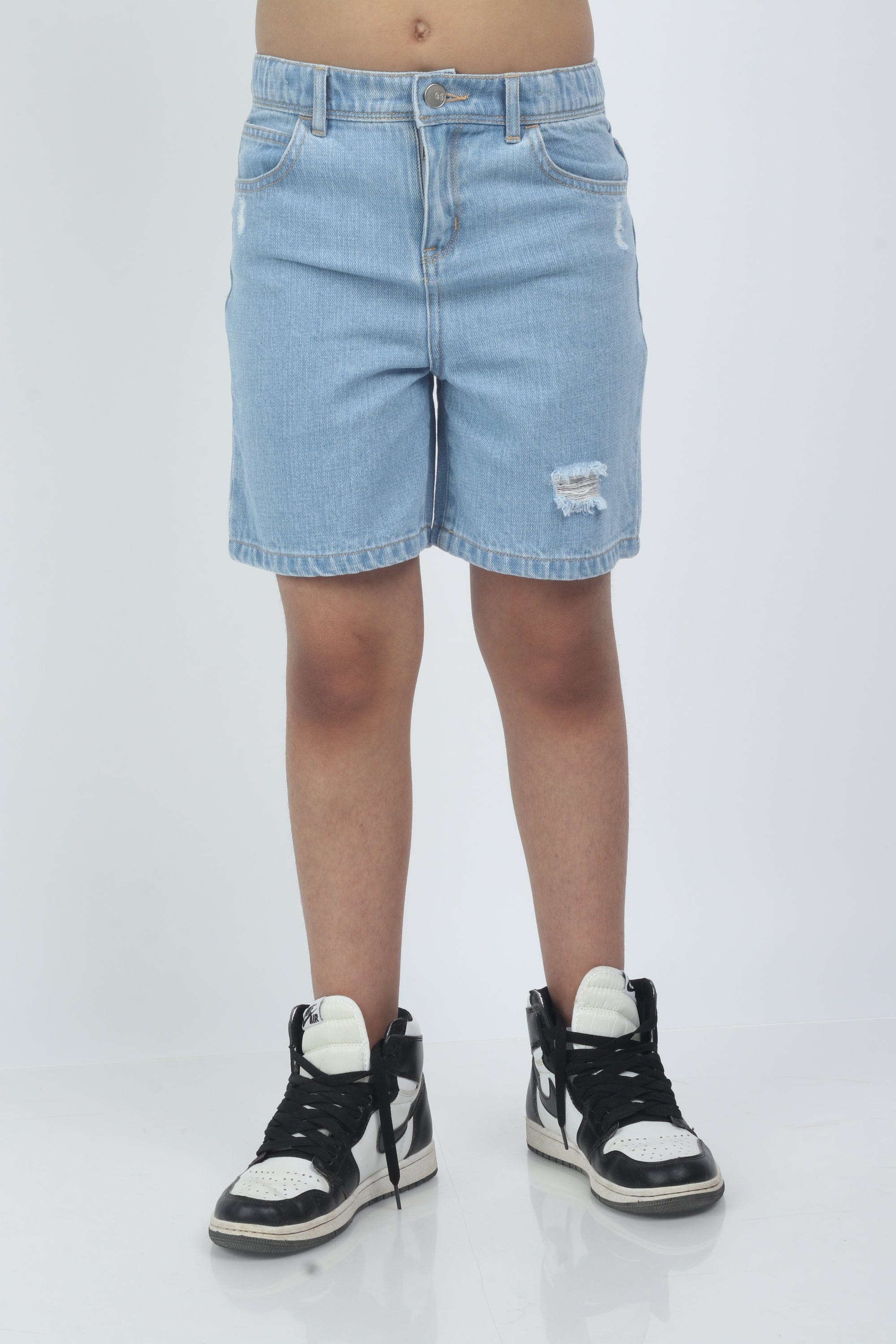 جينجرسنابس شورت ولادي جينز طويل أزرق