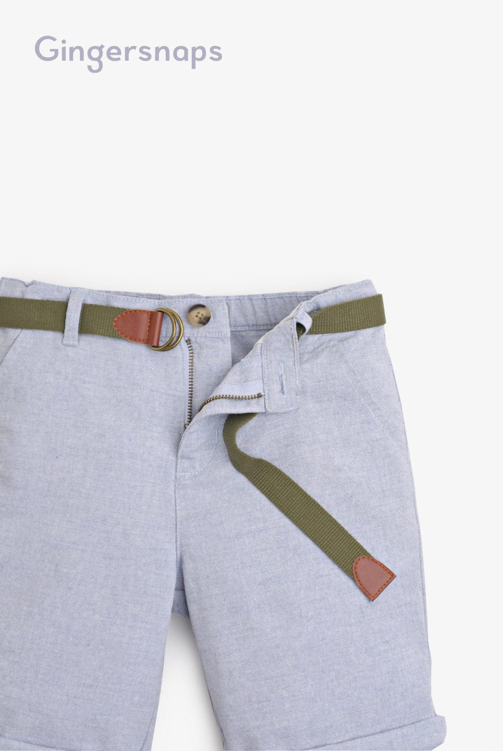 جينجرسنابس شورت أولادي تشينو أزرق