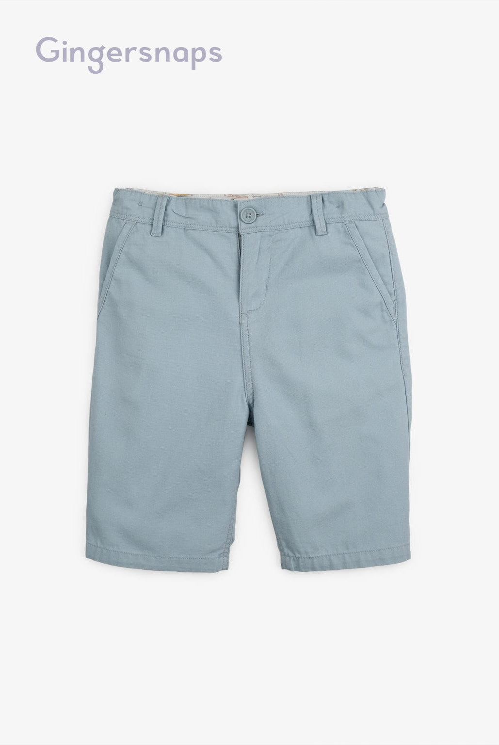 جينجرسنابس شورت سادة بجيوب جانبية أولادي أزرق