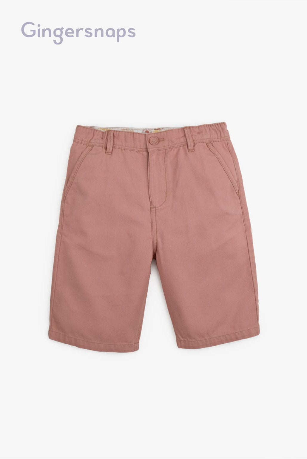 جينجرسنابس شورت سادة أولادي أحمر