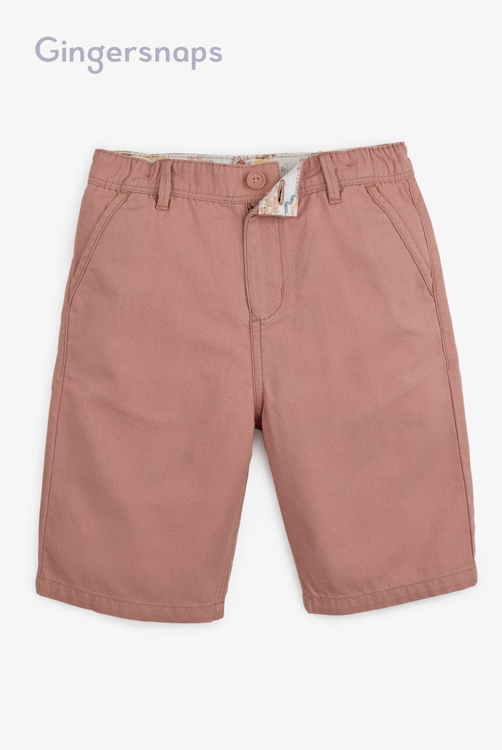 جينجرسنابس شورت سادة أولادي أحمر