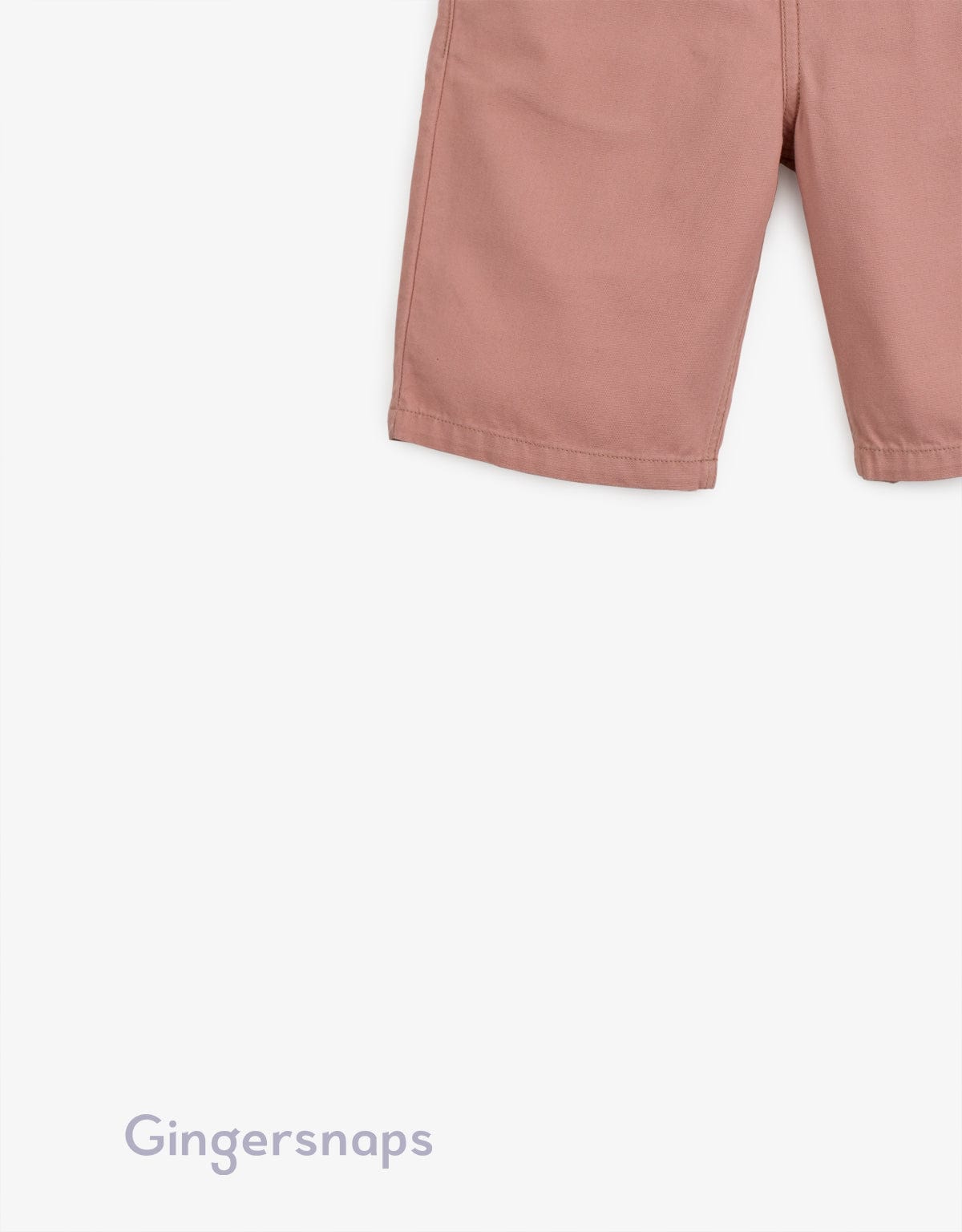 جينجرسنابس شورت سادة أولادي أحمر