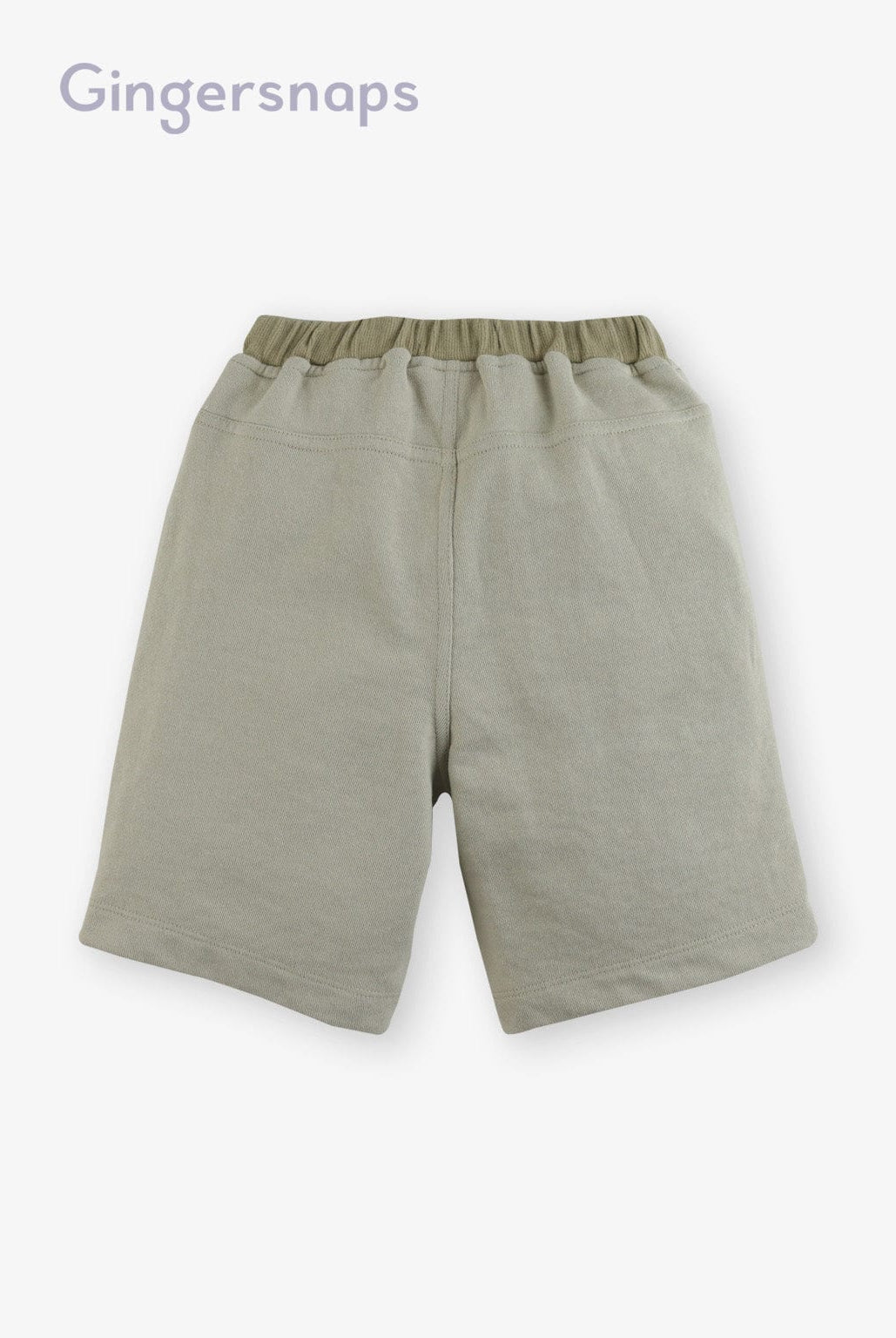 جينجرسنابس شورت أولادي بطبعة على الجانب وفيونكة أخضر