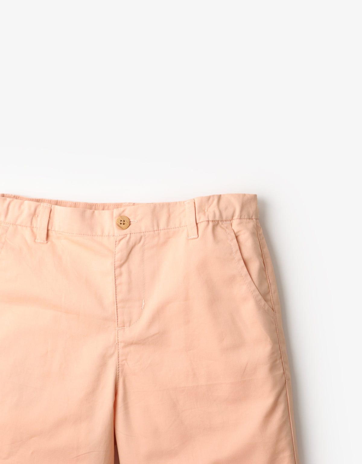 جينجرسنابس شورت أولادي سادة قصير خوخي