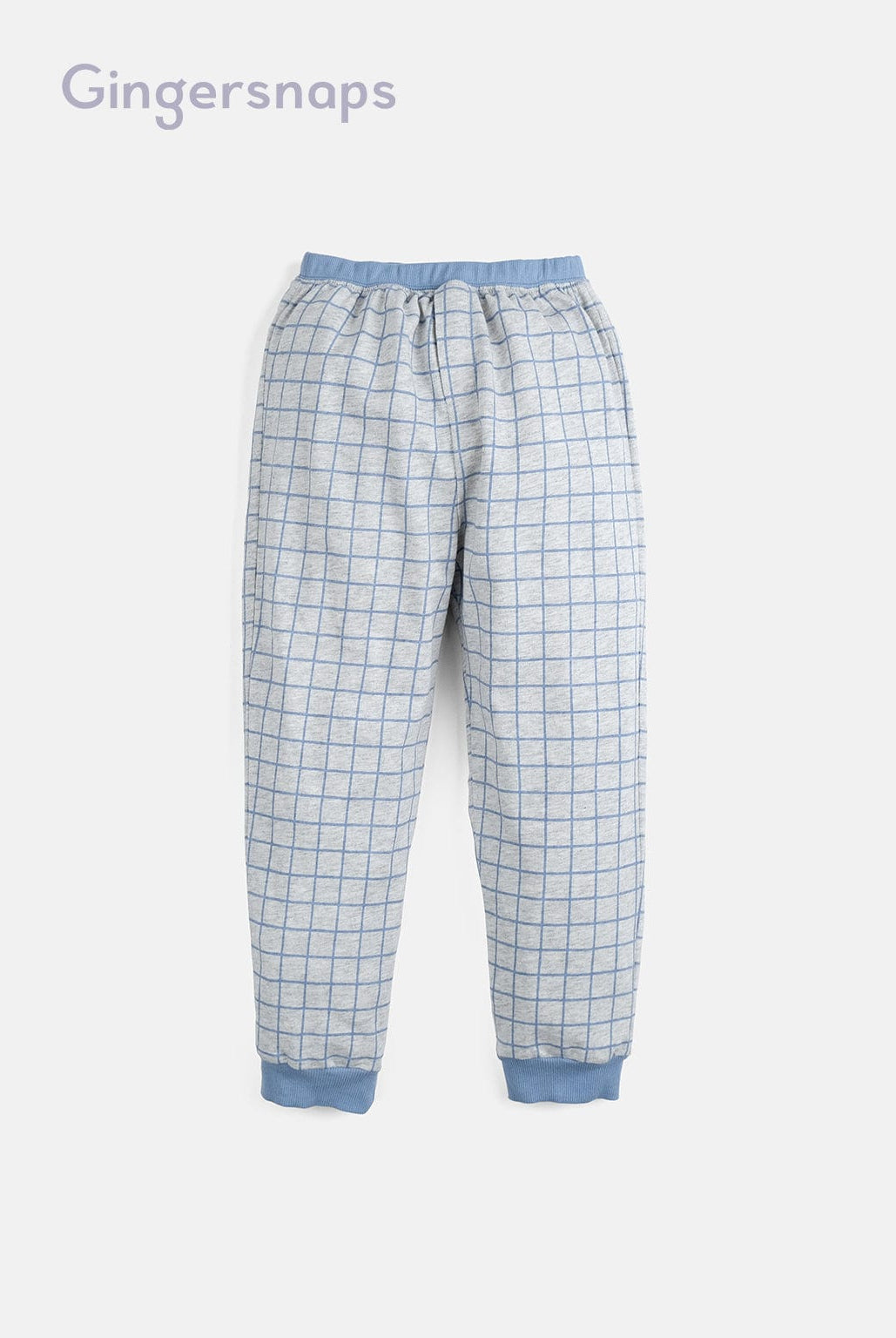 جينجرسنابس بيجامة ولادي للمنزل ببنطلون كاروهات بأستك مطاطى متعدد الألوان