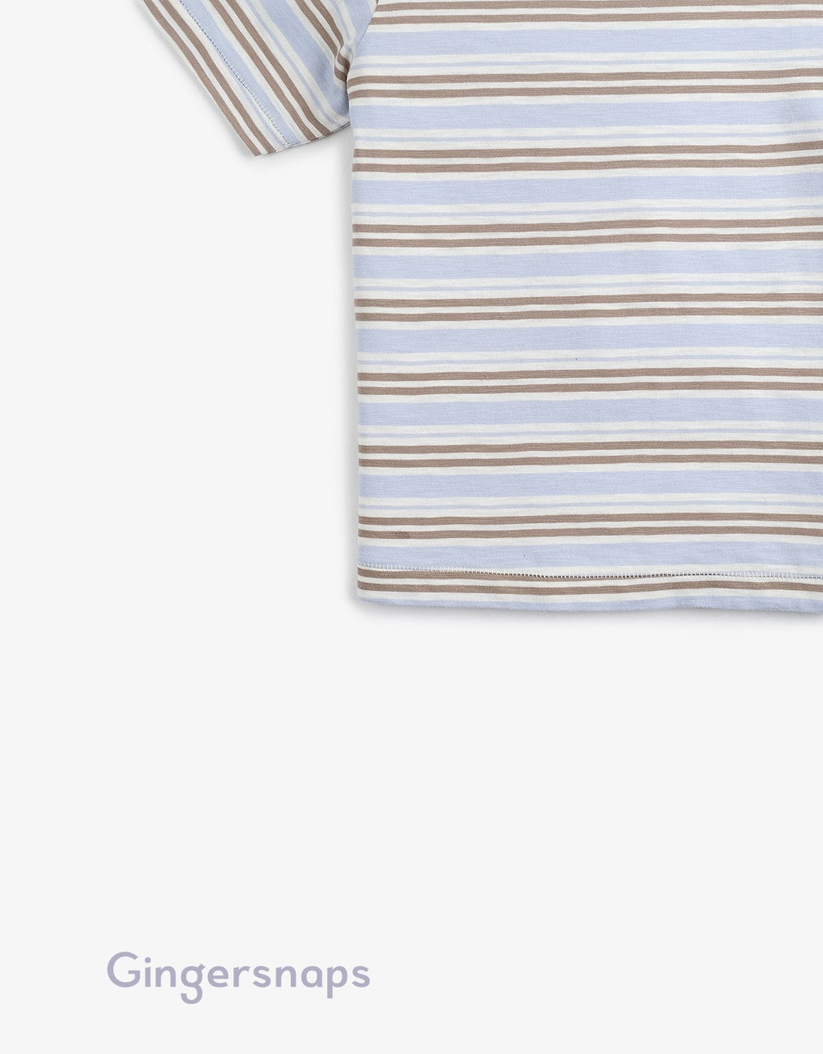 جينجرسنابس تي شيرت ولادي بخطوط رفيعة متعدد الألوان