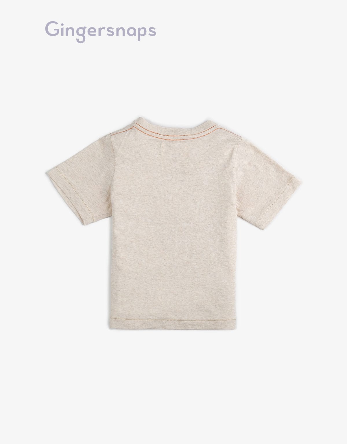 جينجرسنابس تي شيرت ولادي بطبعة دائرية وردي