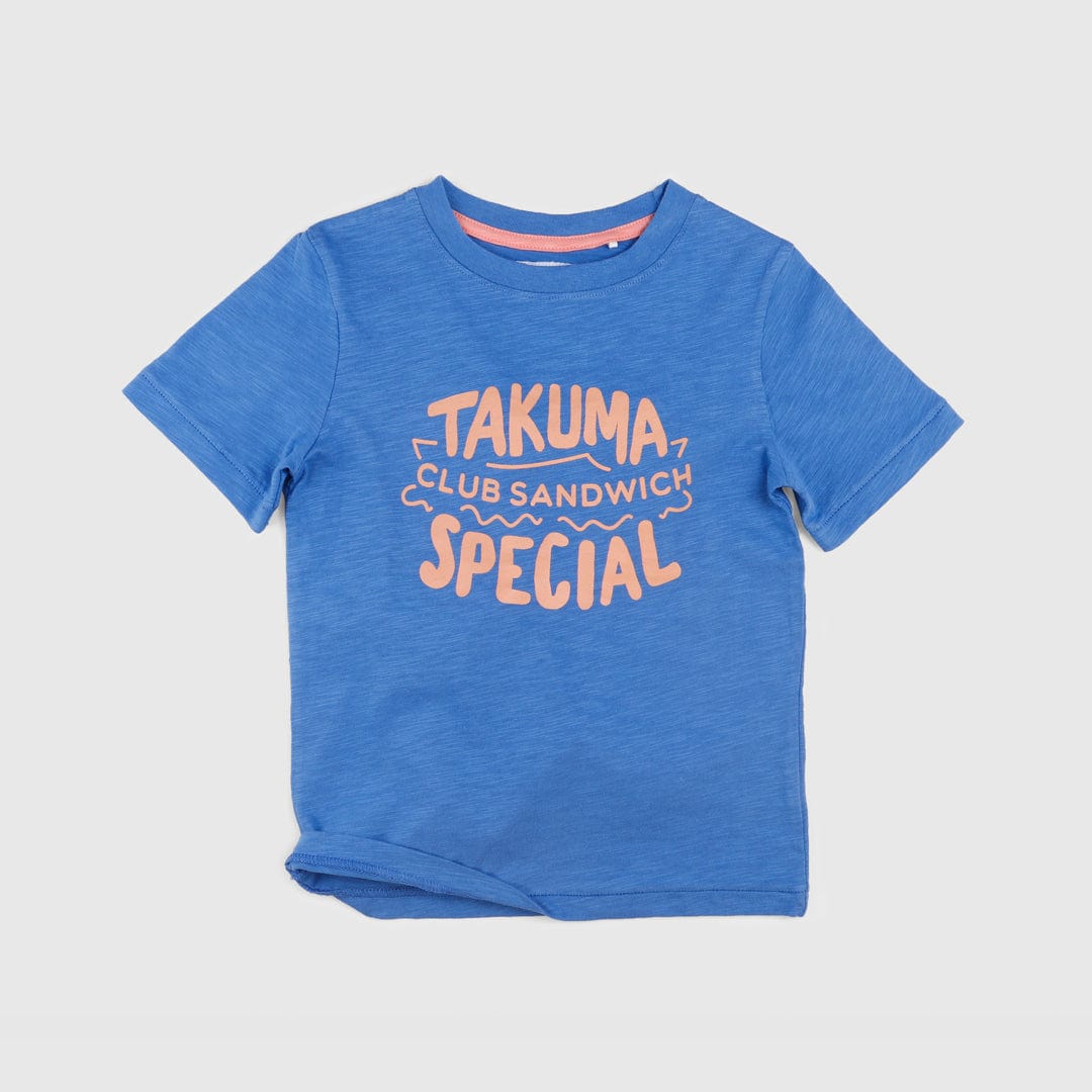 جينجرسنابس تيشيرت قطني بطبعة أمامية نص كم أولادي ريفيرا