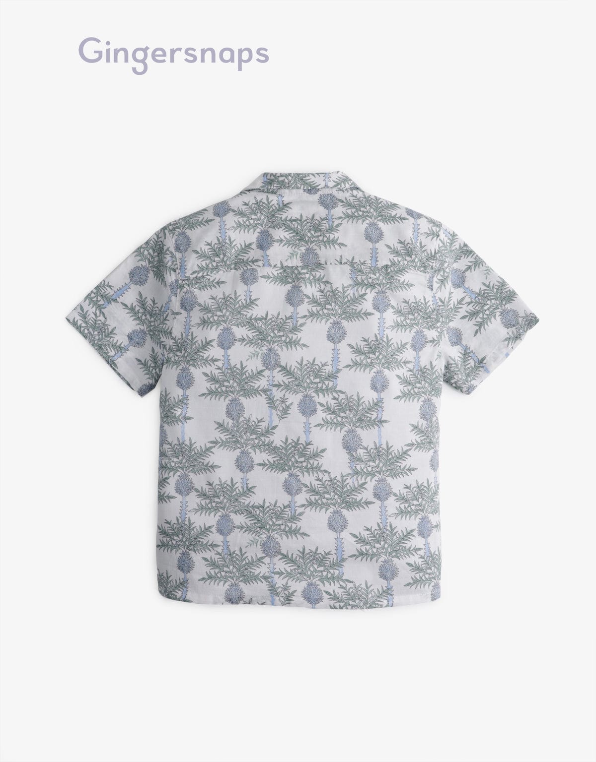 جينجرسنابس قميص نص كم مشجر أولادي متعدد الألوان