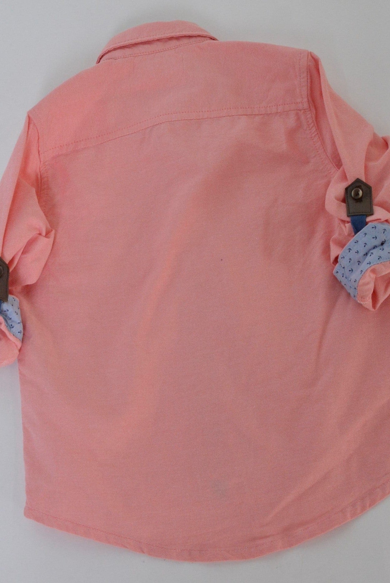 جينجرسنابس قميص اولادي مزين بجيوب مرجاني